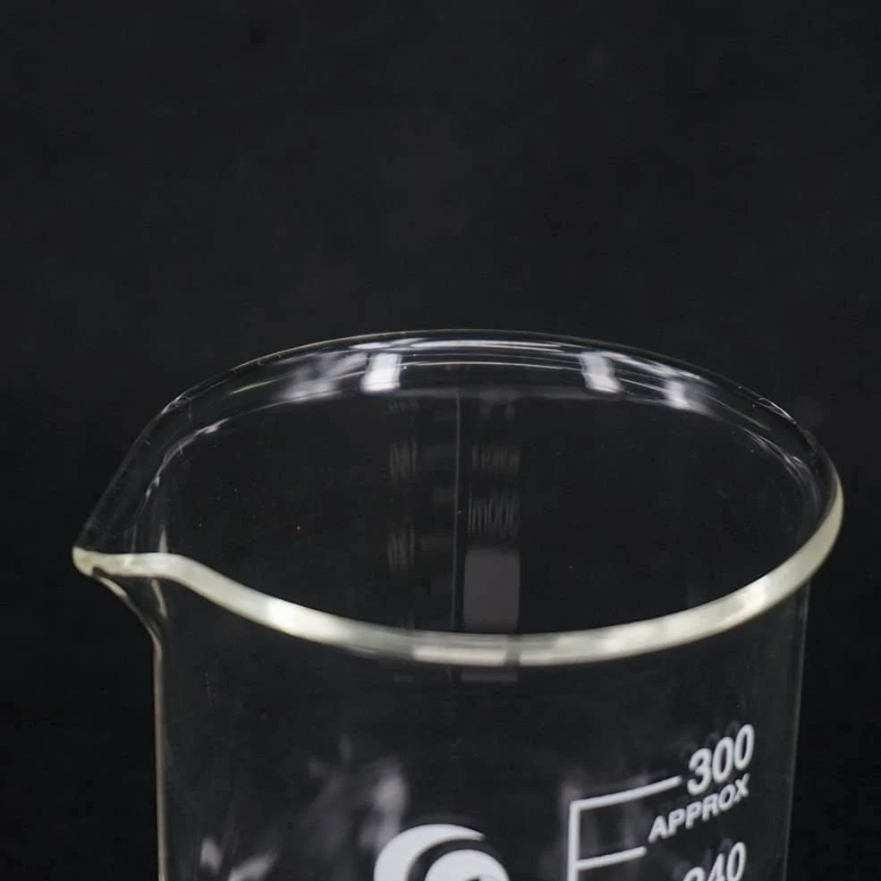 Vaso de precipitados de Vidrio de Forma Baja de 300 ml para experimentos químicos, Material de Laboratorio para Equipos de Laboratorio Escolar