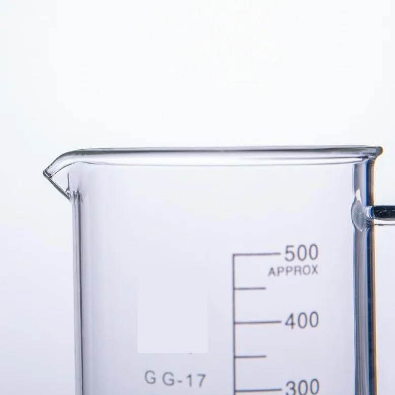 Vaso medidor de Vidrio de borosilicato con asa (800 ml x 2 Piezas) (Un Color, 250 ml x 2 Piezas)