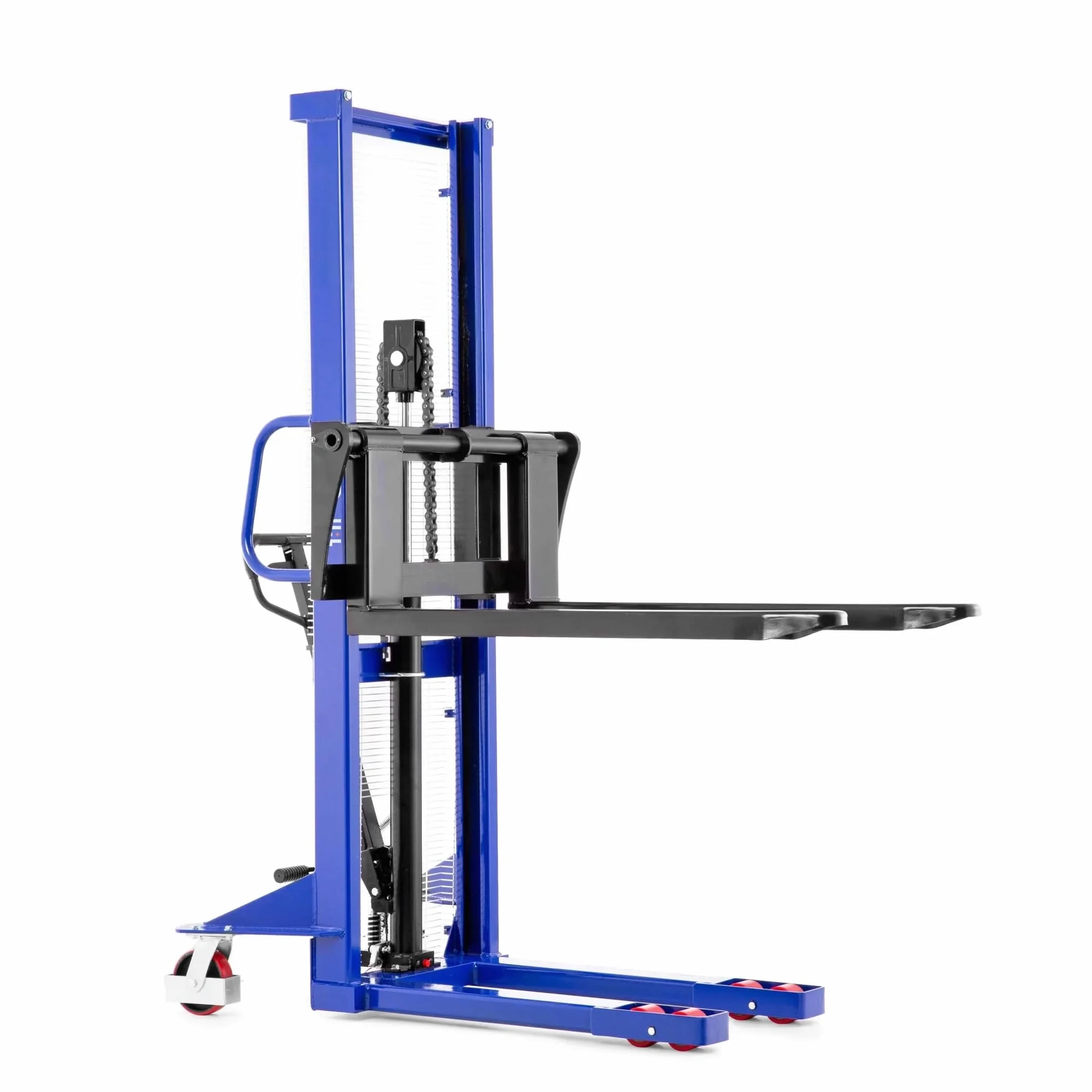 Pallit Carretilla elevadora FLEX | Con horquillas deslizantes de 295 mm a 930 mm | Capacidad 1,0 t / 1000 kg | Elevador 1,6m / 1600 mm