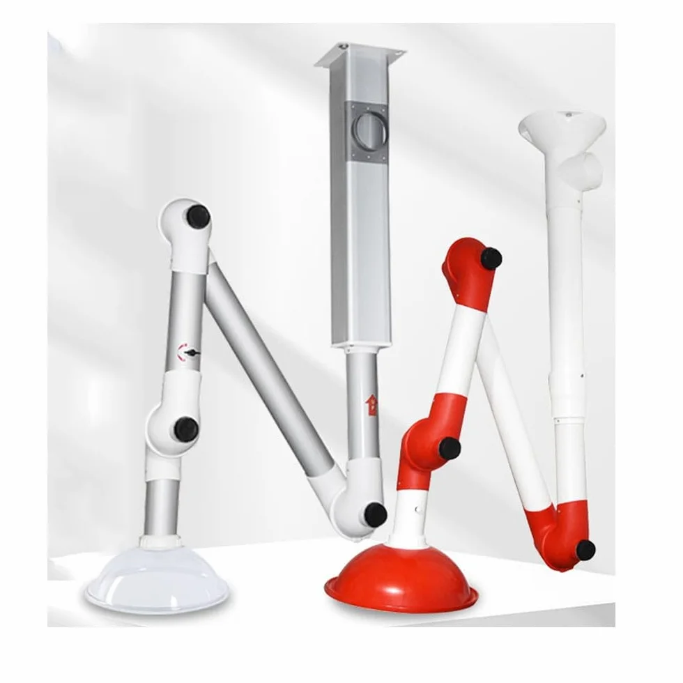 Campana Extractora, Campana De Succión Universal De Laboratorio, Brazo De Succión, Material De Polipropileno De Alta Densidad(White,Wall-mounted)