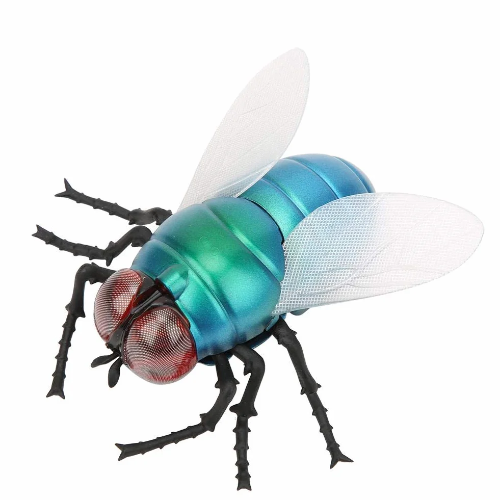 Control Remoto Mosca Juguete Insectos Realistas Broma Halloween Fiesta Educativos