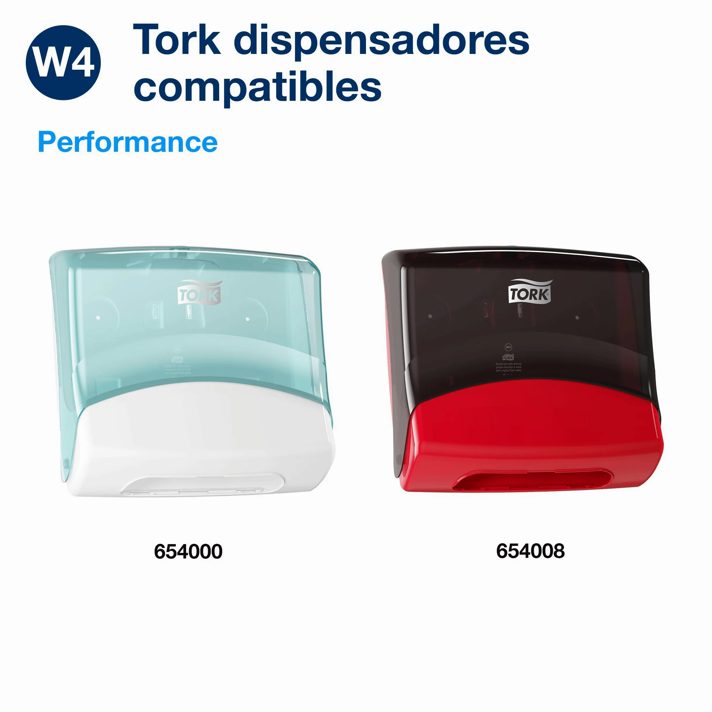 Tork Trapo de Limpieza Blanco de Base Biológica W4, 1 Capa, 4 x 105 Bayetas, 930179