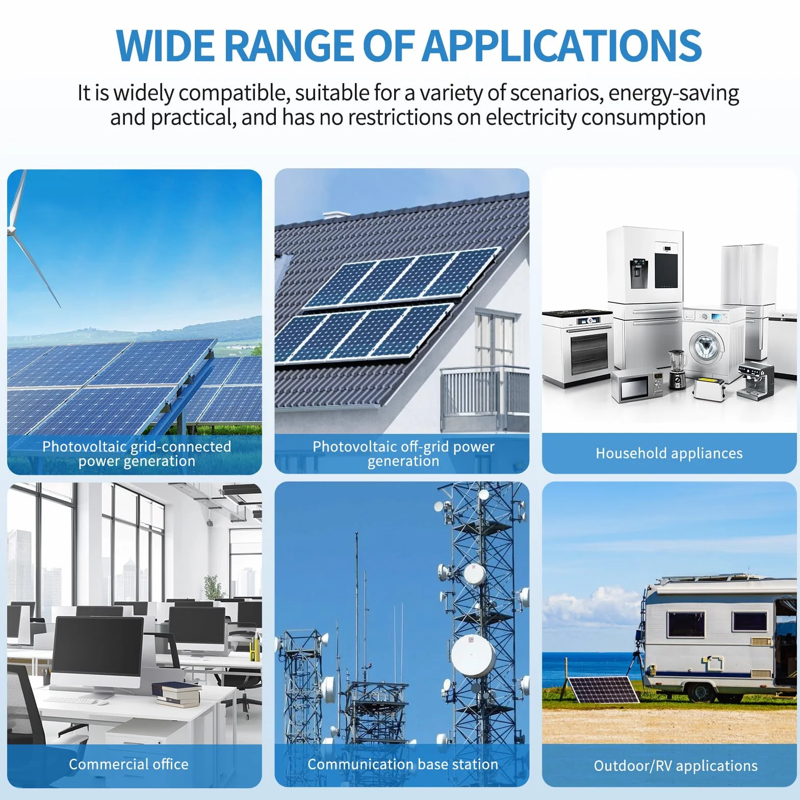 DATOUBOSS 11KW Inversor Híbrido 48V,Inversor Solar Híbrido 48V de Onda Sinusoidal Pura,Admite Funcionamiento en Paralelo y Funcionamiento Sin Batería 160A MPPT,con WiFi