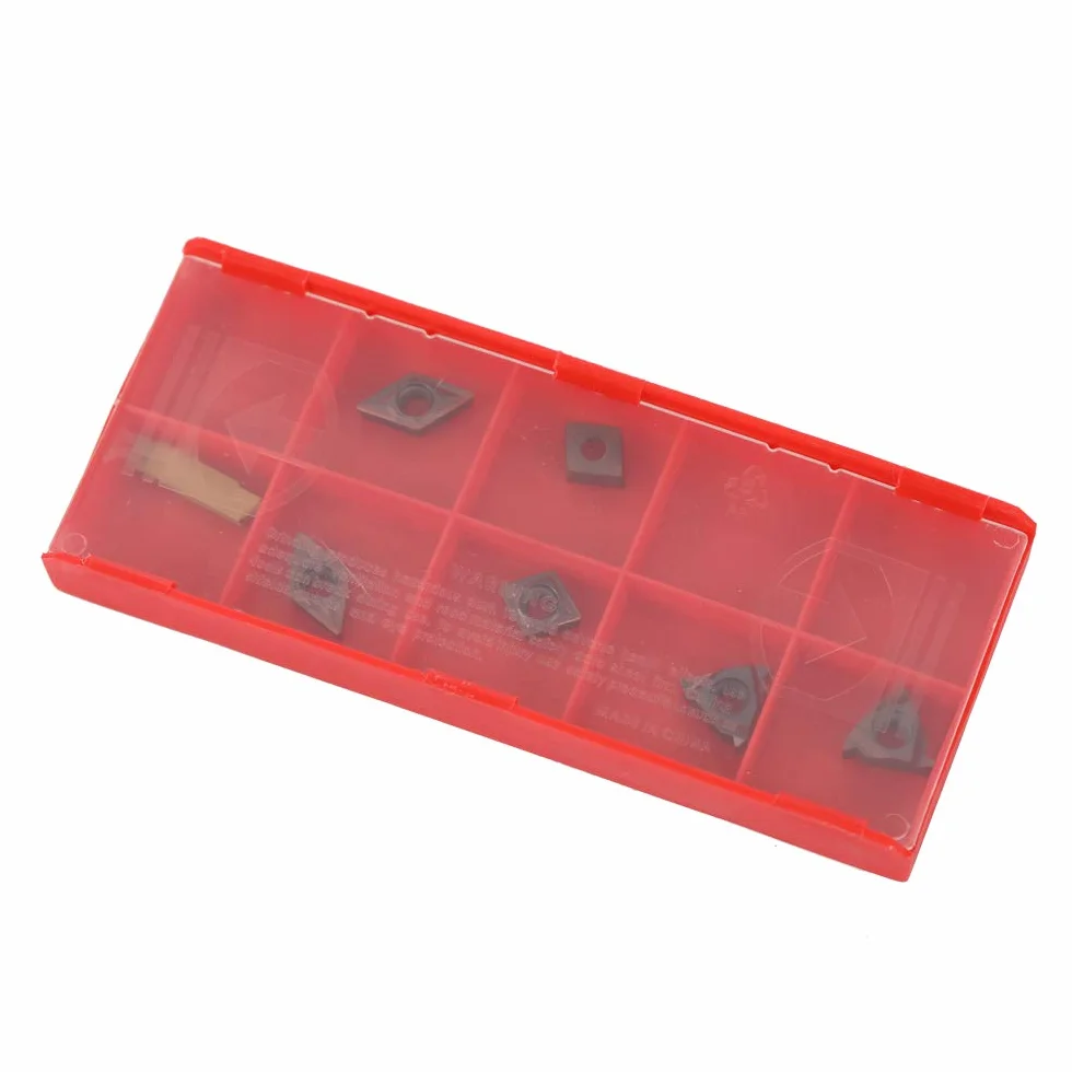 Weytoll 21PCS 10mm Herramienta para Torno Inserto de Carburo