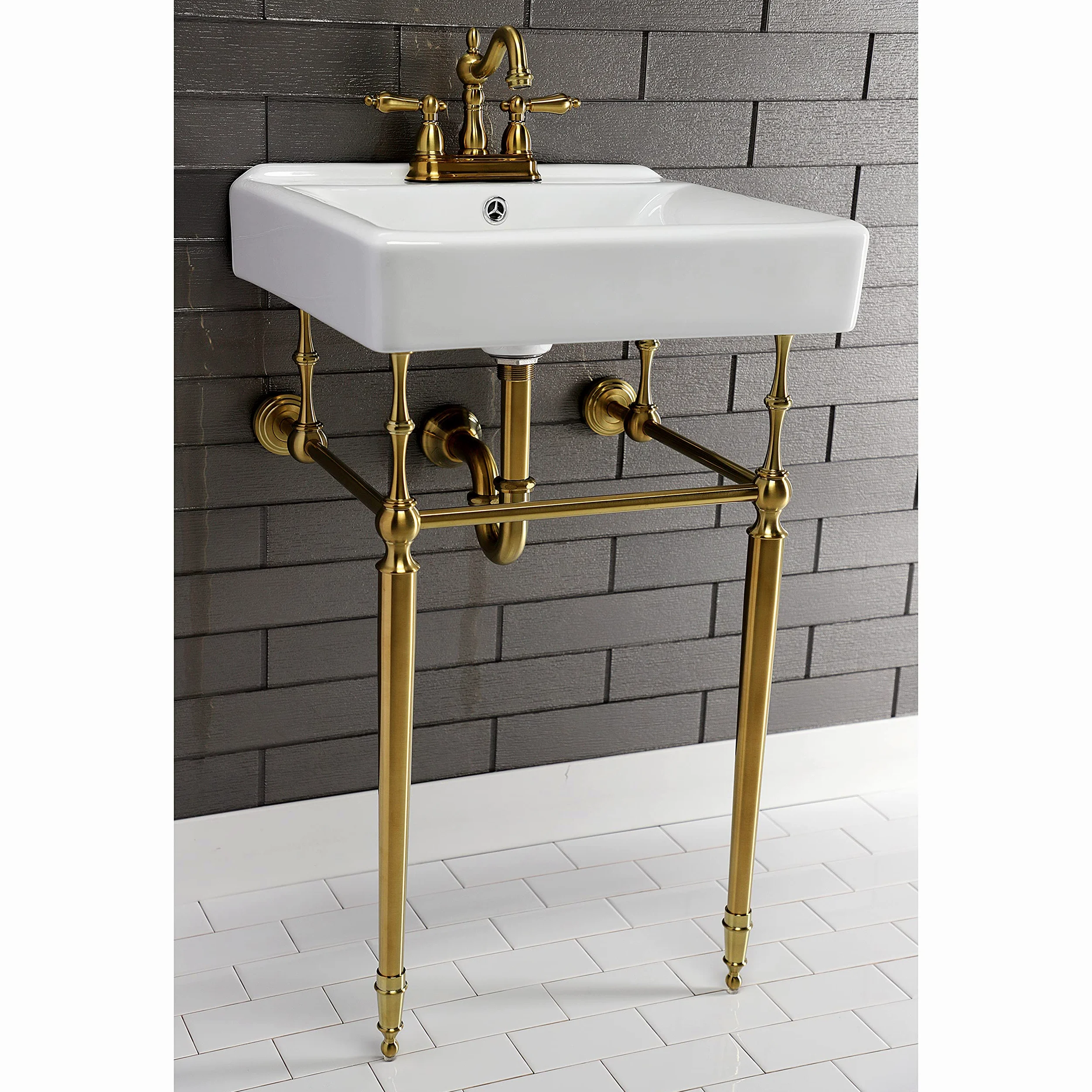 Kingston Brass CC2187 - Trampa decorativa (latón satinado, 3,17 cm)
