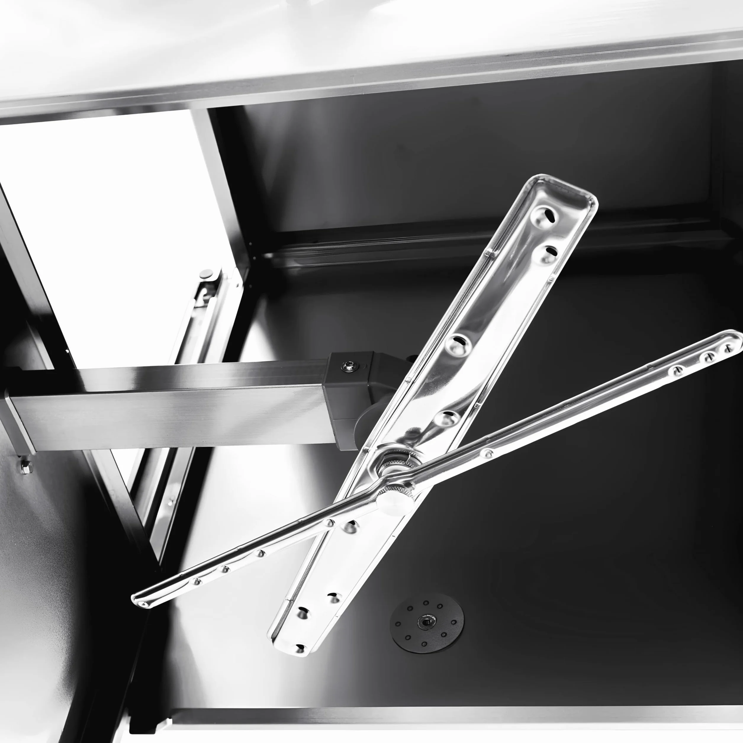 Lavavajillas Industrial de Cúpula WORLDMAI con Bomba de Desagüe y Dosificador de Abrillantador para Hostelería. Lavaplatos de Capota Profesional para Bar y Restaurante - MADE IN EUROPE
