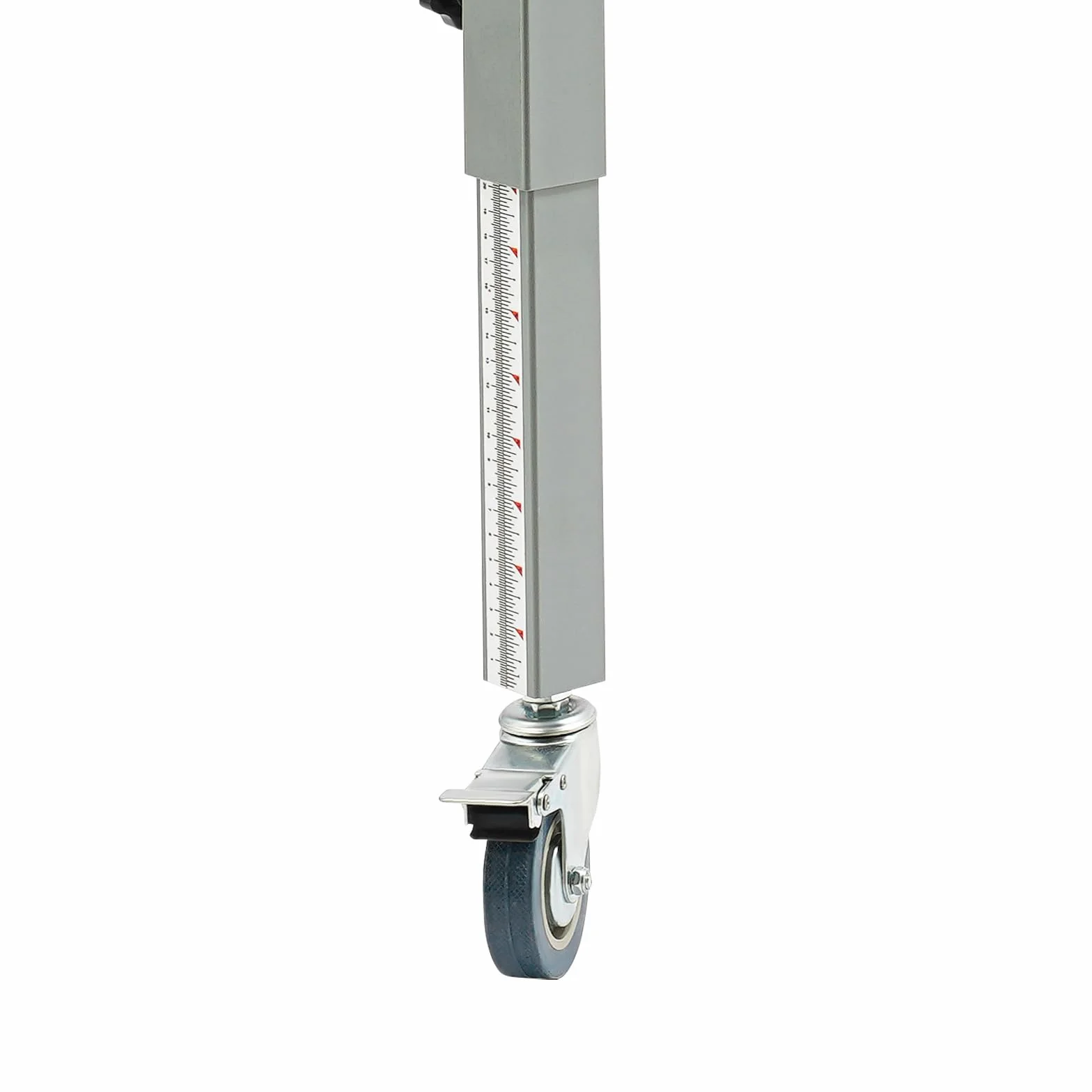 Carril de rodillos de tijera,Mesa de rodillos transportadora ajustable,Longitud ajustable/altura Permitir,Capacidad de carga máxima de 110,23 libras,Para transportadores ligeros