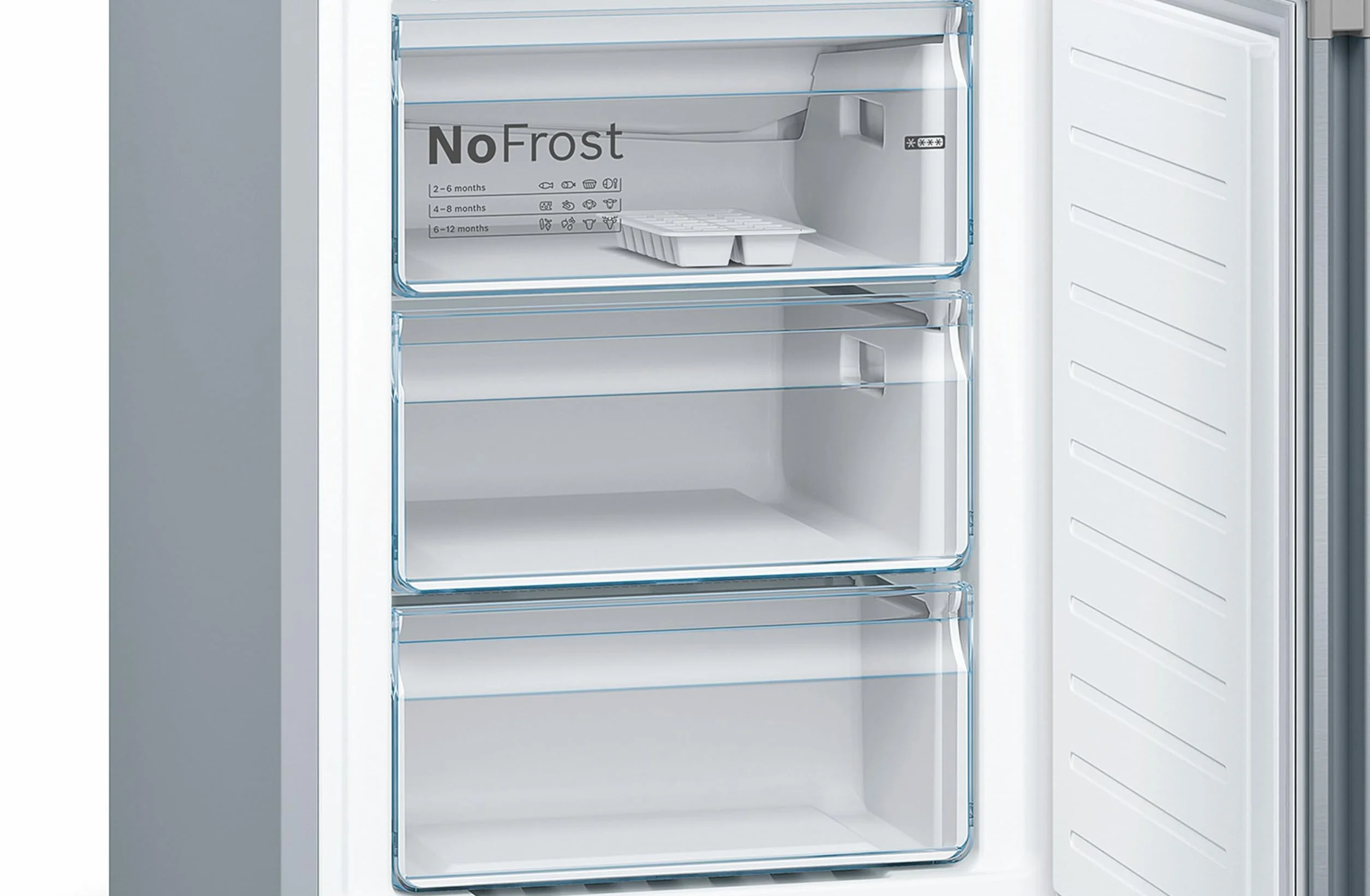 Bosch Frigorífico Combinado Serie 4 KGN39VIEB 60 cm Total NoFrost Acero Antihuellas