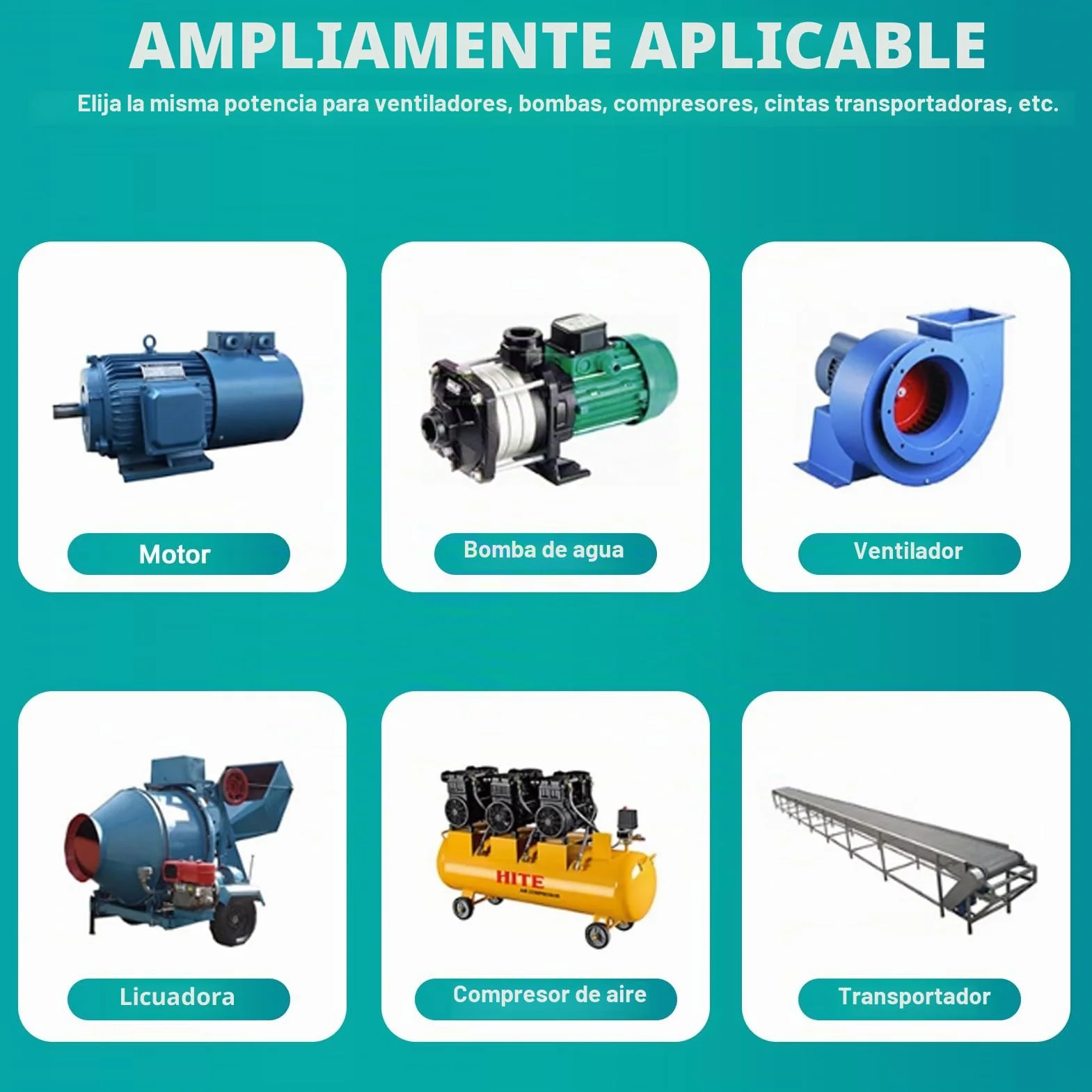 7.5KW Variador de Frecuencia Trifasico 380V VFD Trifásico Entrada Salida 380V Convertidor de frecuencia en máquinas herramienta CNC Trifásicas Trituradoras etc (con cable de extensión)
