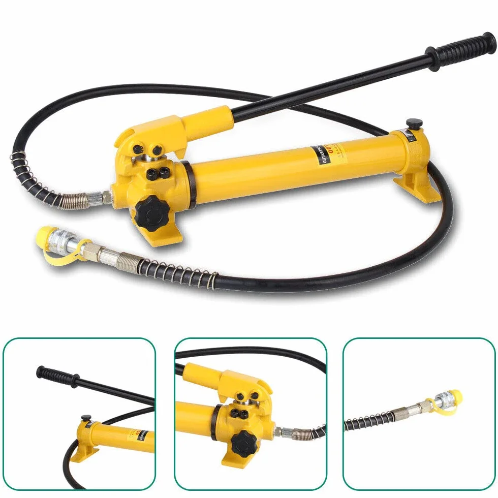 CP-700 Bomba de mano hidráulica, bomba hidráulica manual de 700 bar para cilindro hidráulico 4T/10T