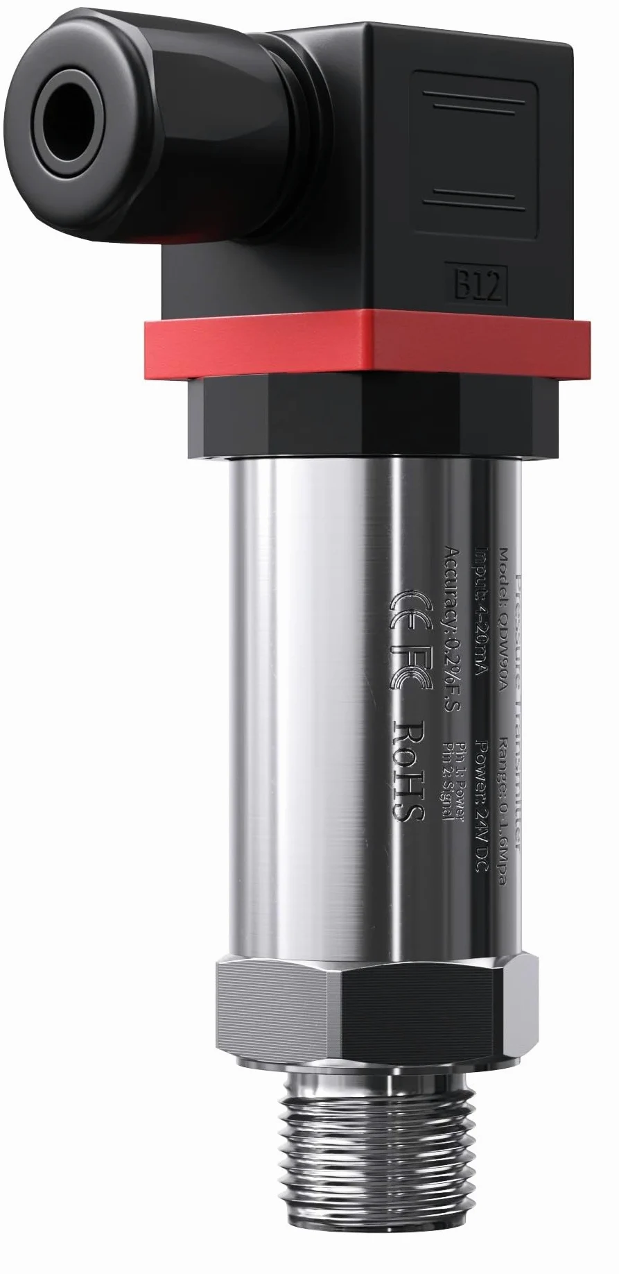 Transductor de presión 10bar 20bar sensor 100bar 200bar 4-20mA RS485 0-10V G1/4 Transmisor