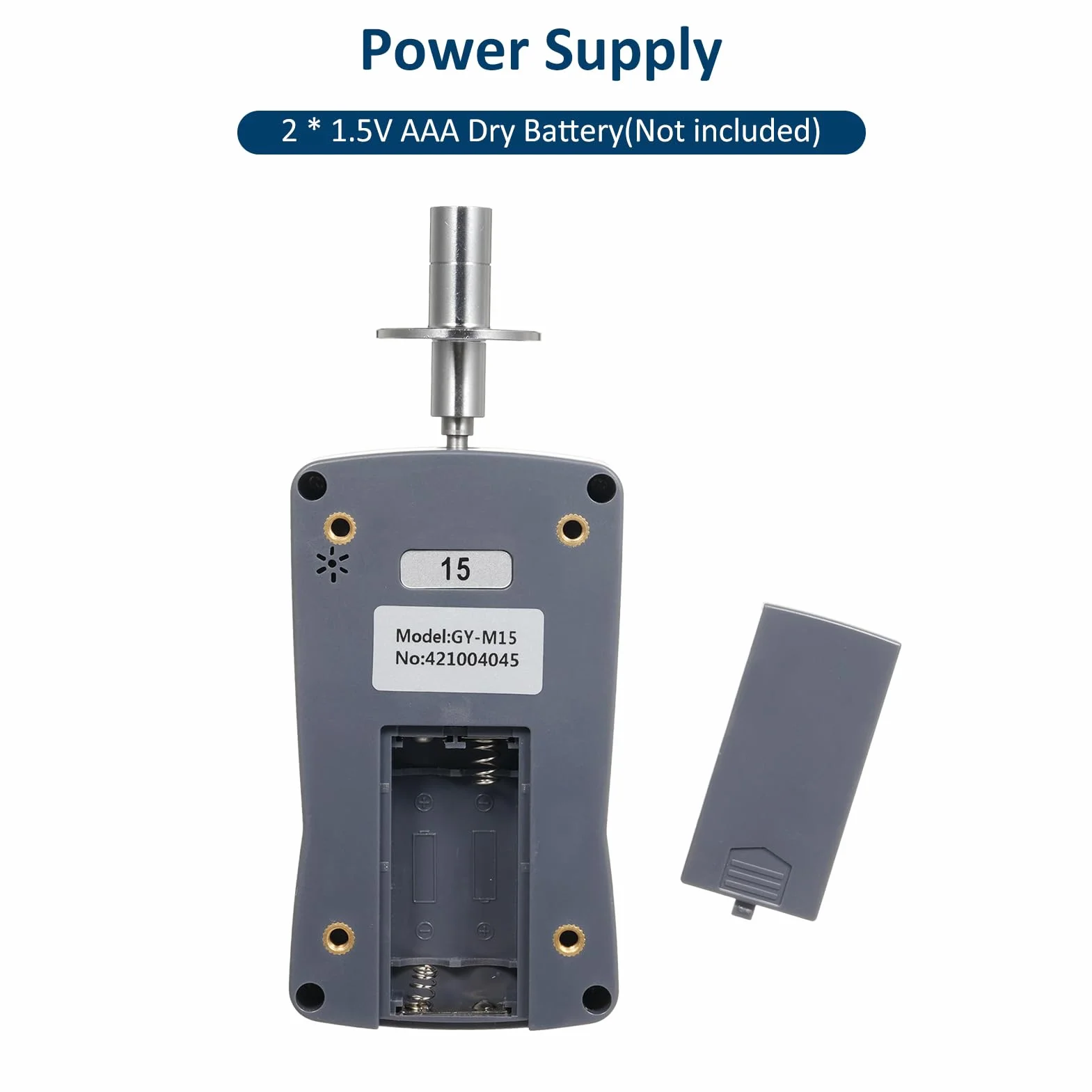 Irfora GY-M15 Comprobador digital de dureza de fruta mini penetrómetro 0,2-15 kgf/cm²