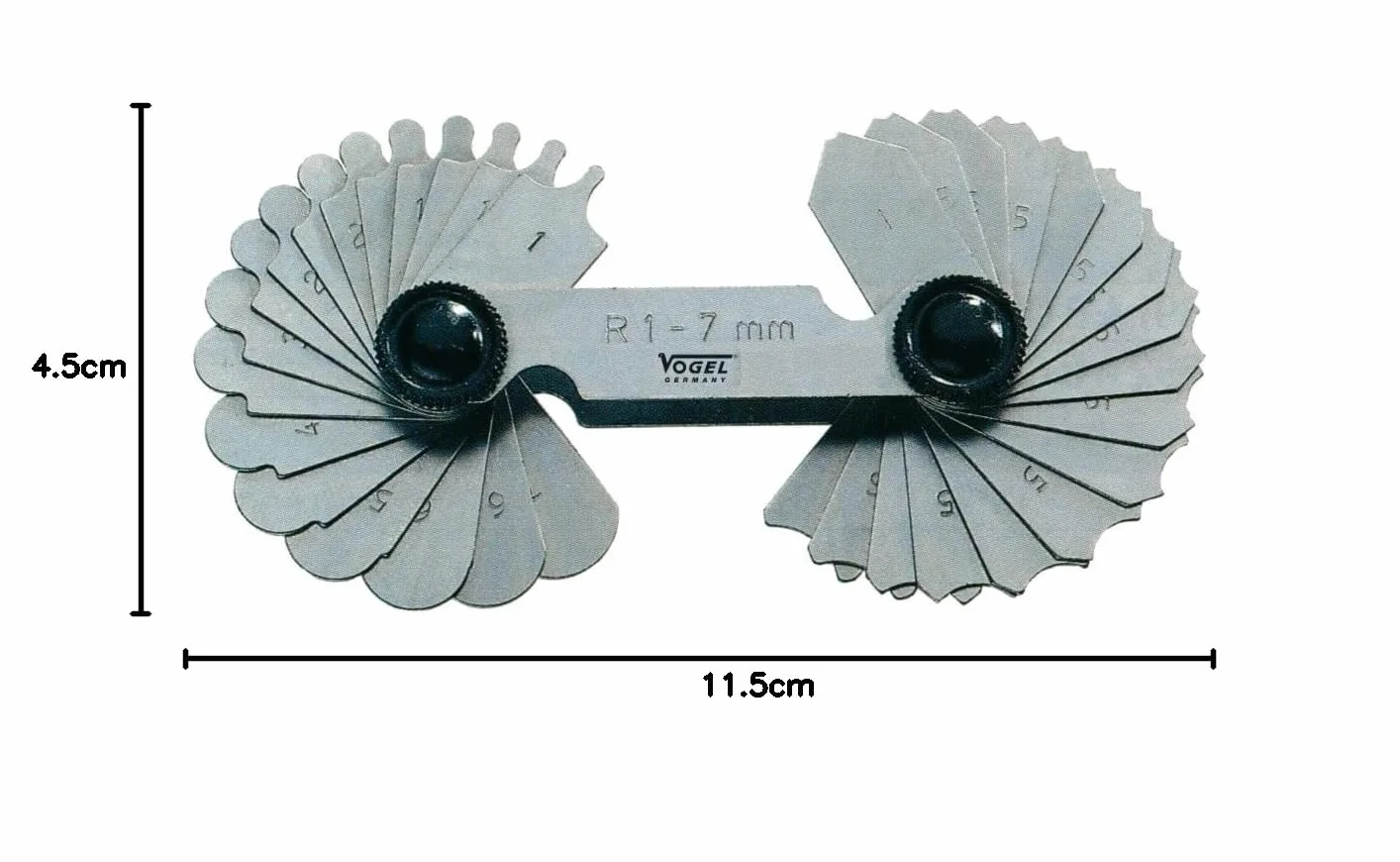 VOGEL Juego Calib.Radios 7,5-15m
