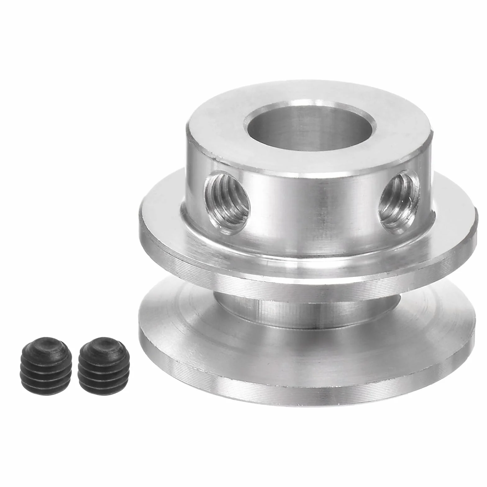 QUARKZMAN V-Tipo Polea 8mm Interior 22mm Exterior Aluminio Aleación para Correa Motor
