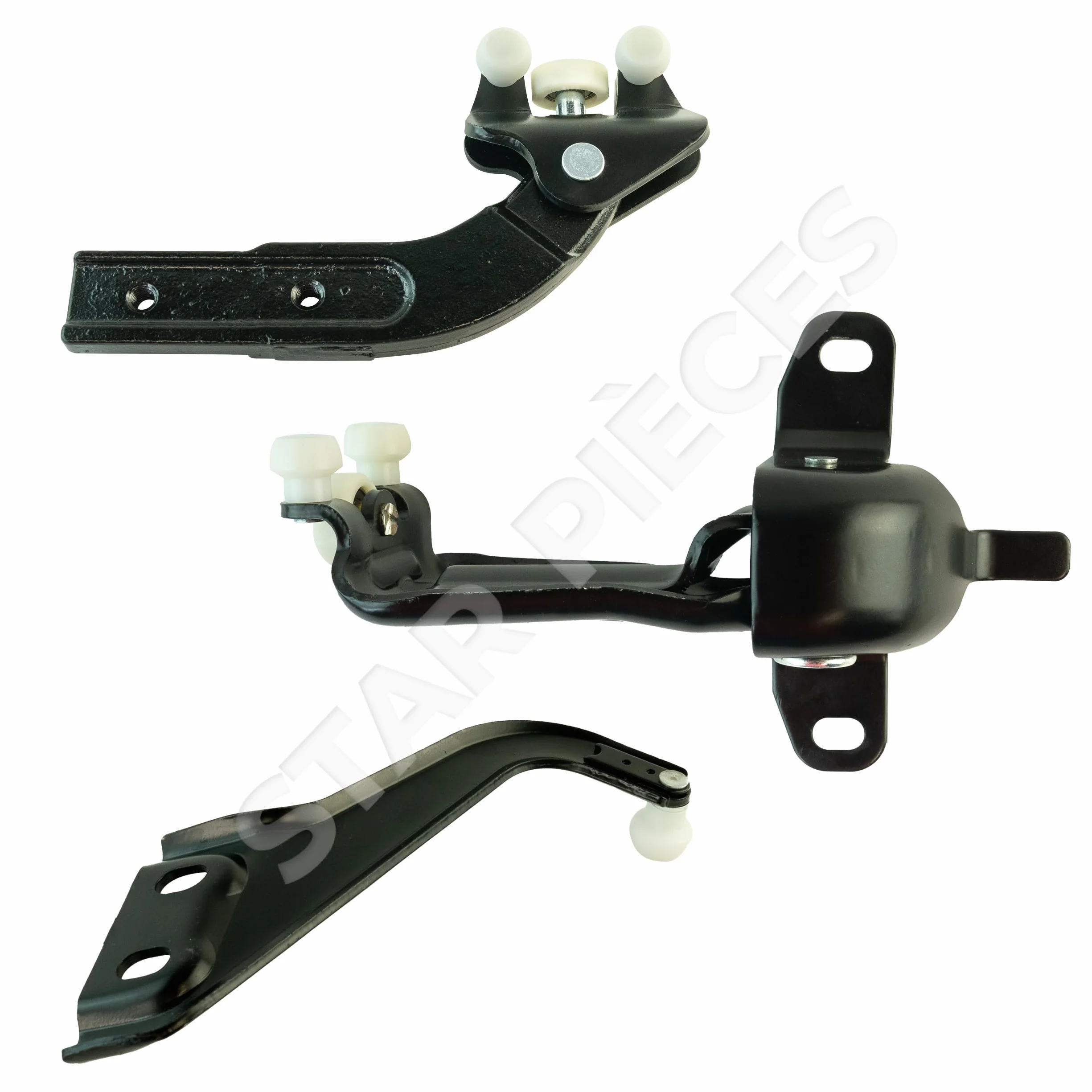 3 rodillos puerta corredera compatibles para Viano (W639) y Vito (W639) (2003-2014) guía rodillos puerta lateral derecho – Guía SUPERIOR - CENTRAL - INFERIOR