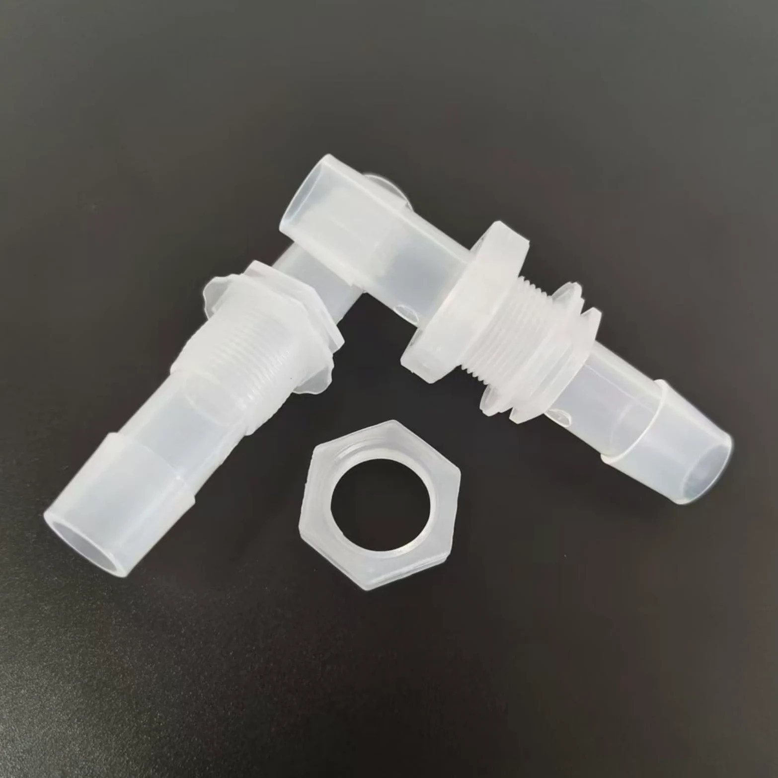 Conectores de púas for manguera plástico reutilizables, conectores PP for acuario, laboratorio y jardín, 50 Uds(1/2inch-M16 Male Thread-Fine)
