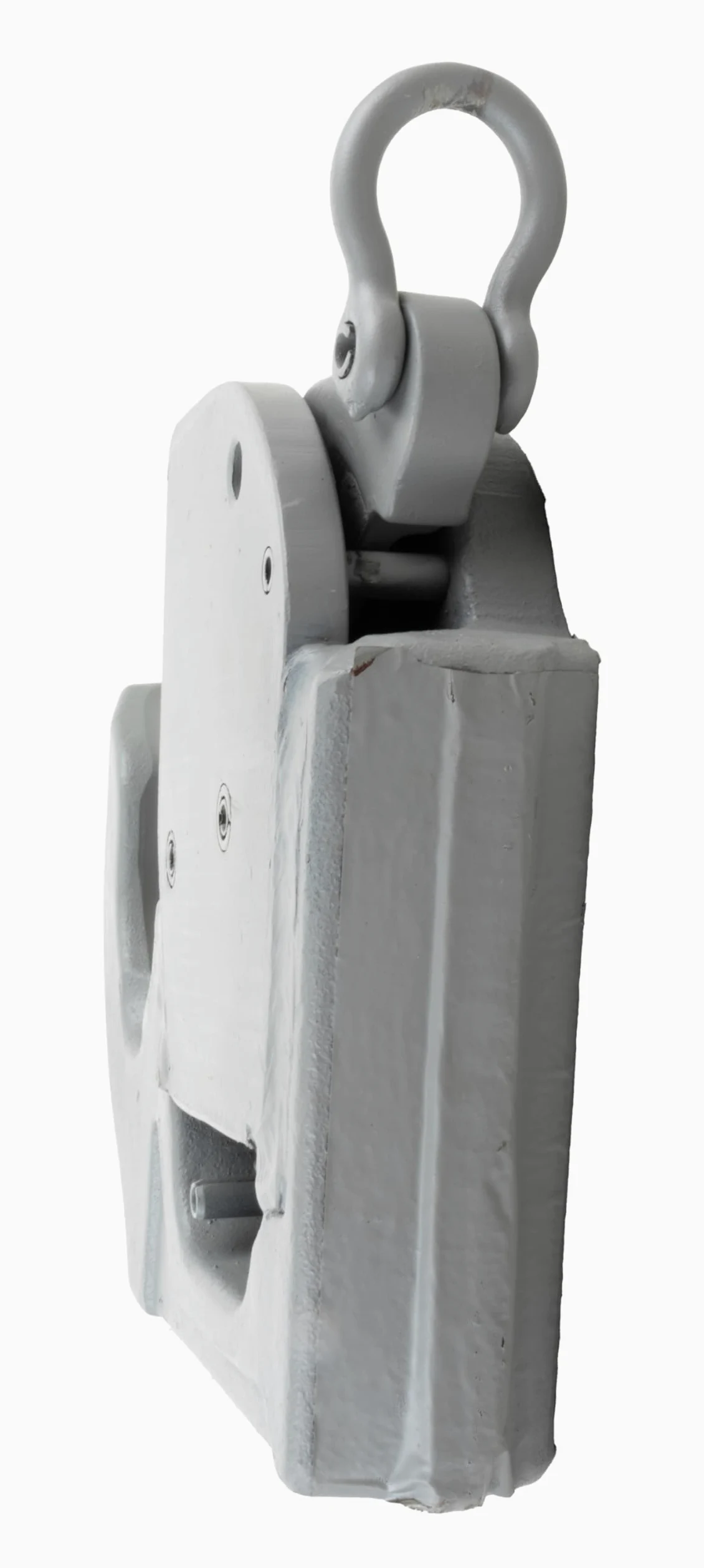 Ama Gancho rápido Inferior: Acoplamiento rápido para conexión de Tres Puntos para soldar, Diámetro 56 mm, Espesor 38 mm
