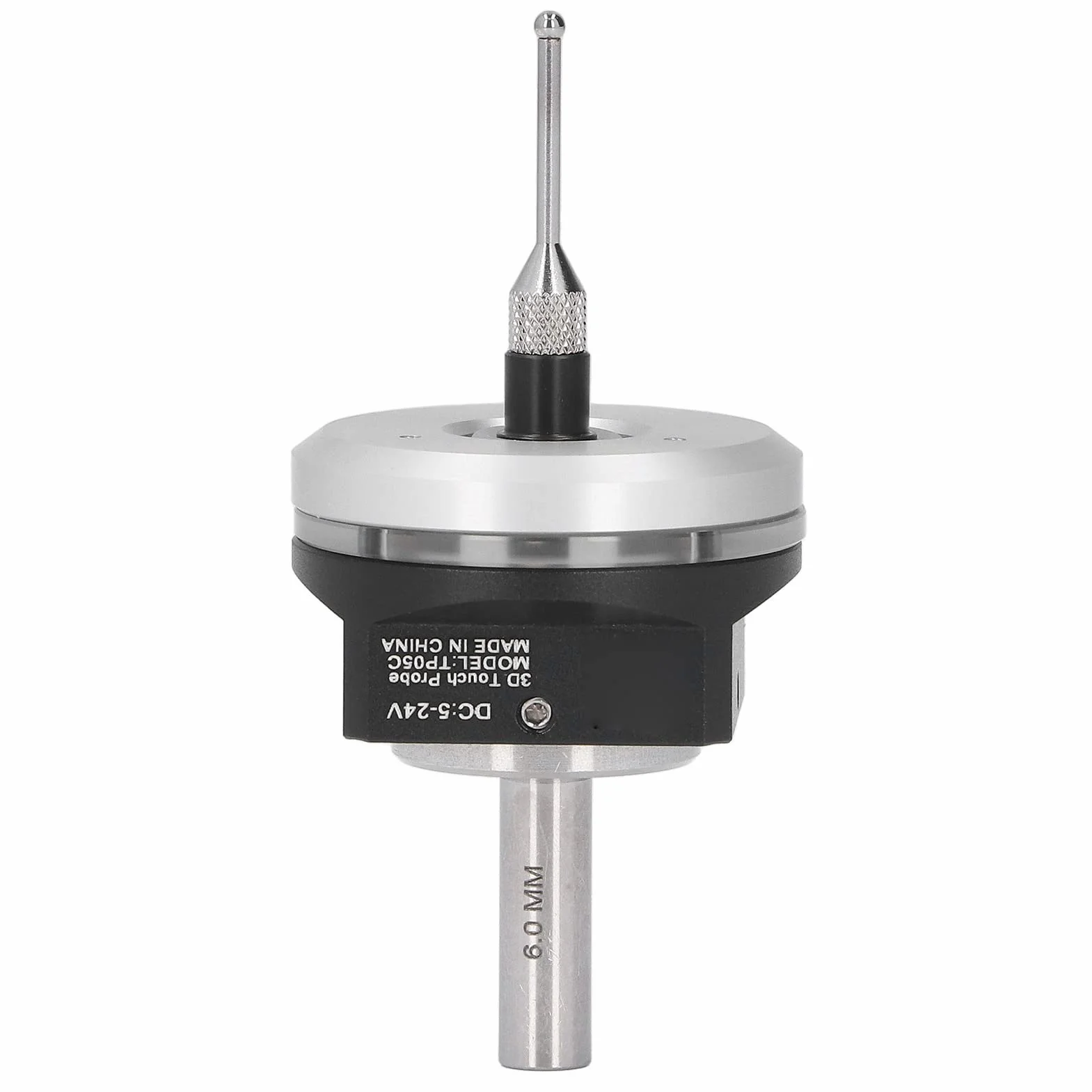 Buscador de borde de sonda táctil 3D CNC, para equipo CNC Mach3 DC 5~24 V, acero inoxidable + acero de tungsteno + aleación de aluminio, la sonda CNC de escritorio central
