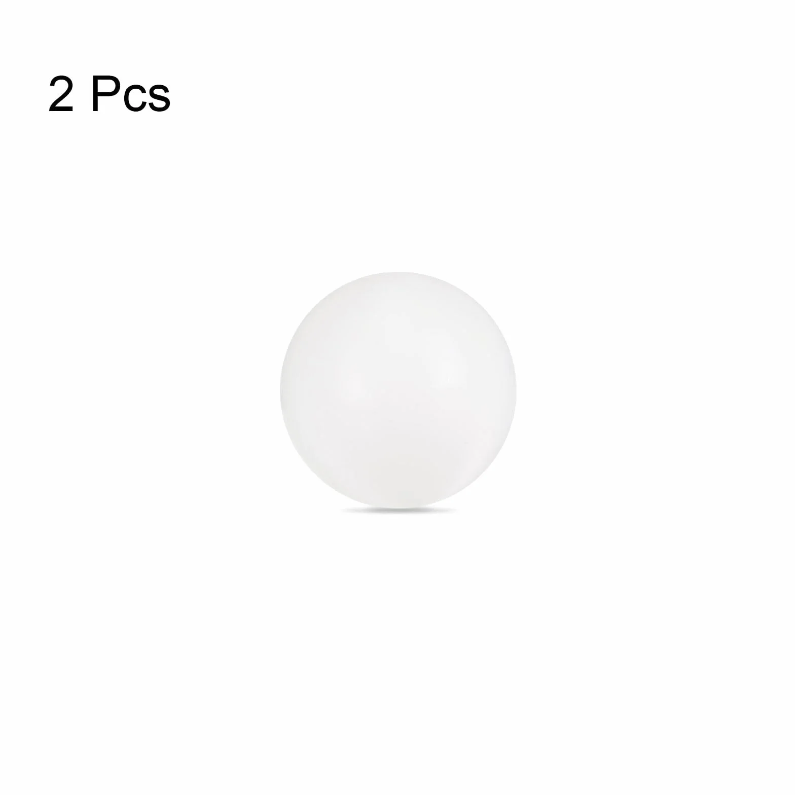 sourcing map 2uds PA Nylon Bolas Plástico 30mm G3 Precisión Rodamiento Bola