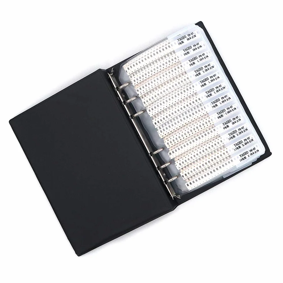 DollaTek 8500pcs SMD Resistor Sample Book 1206 1% 0 ohm-10M Ohm 170values