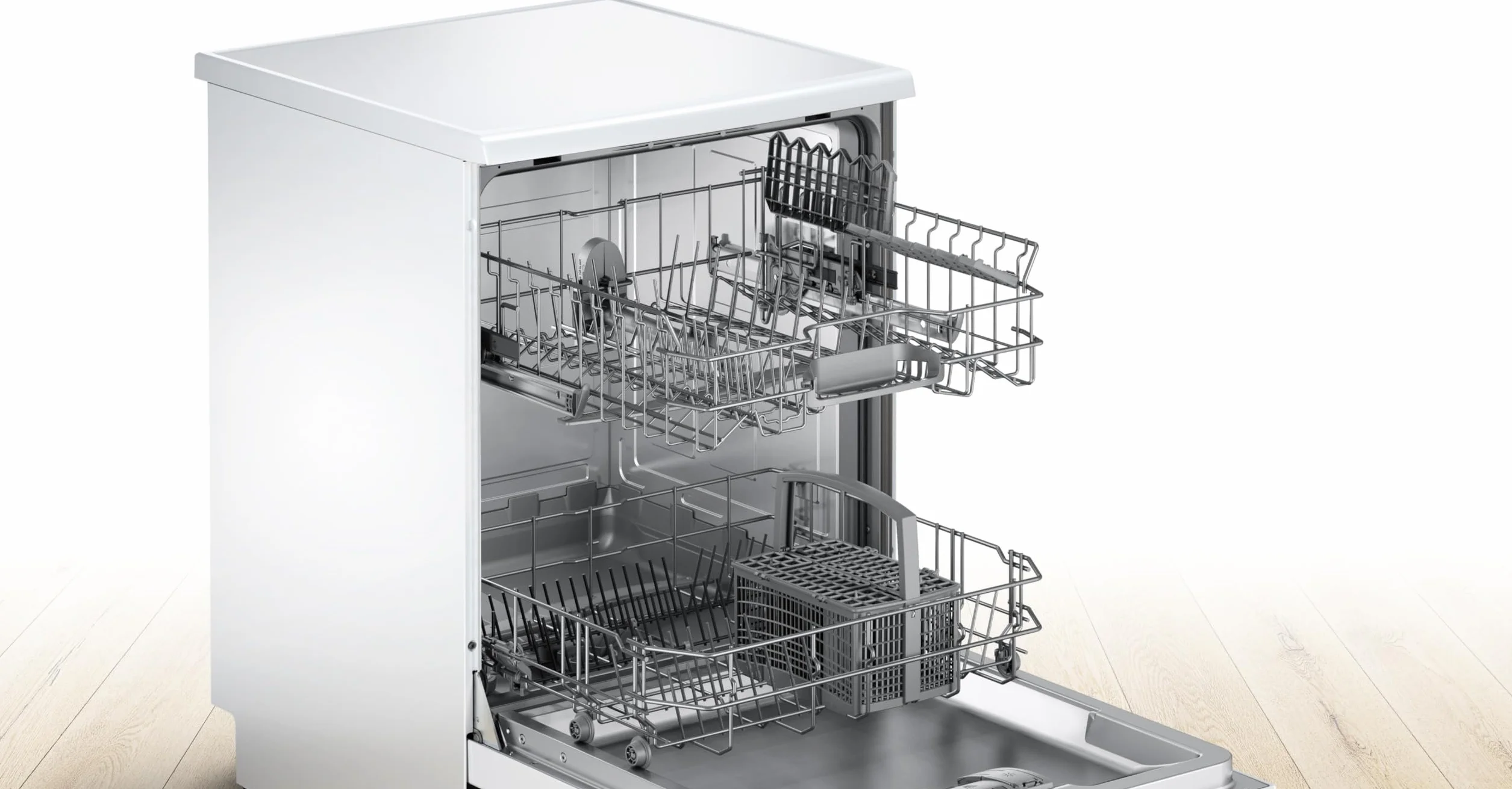 Bosch Lavavajillas Libre Instalación 60 cm Motor EcoSilence SMS25AW05E Blanco