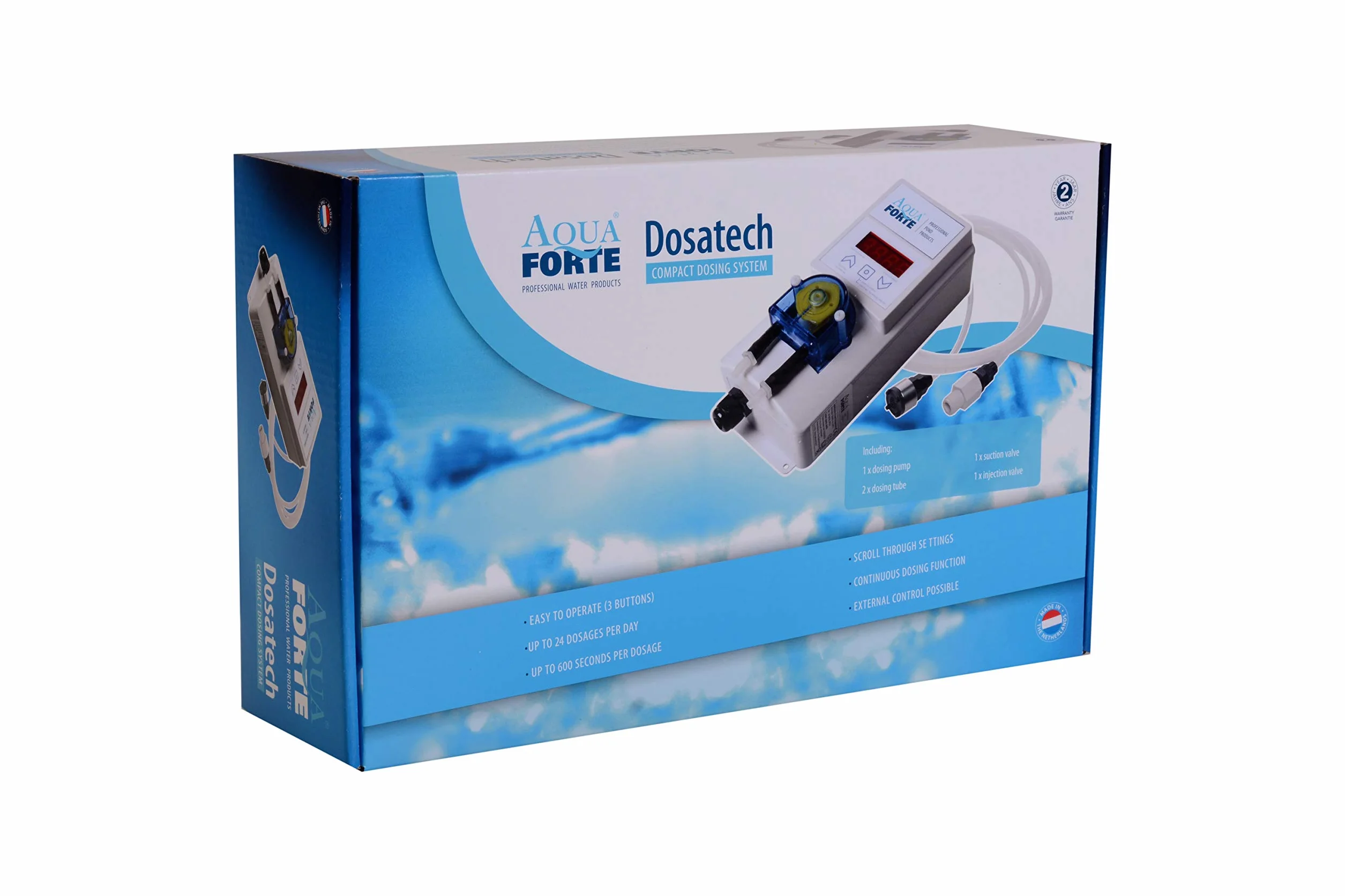 AquaForte Bomba dosificadora AquaForte Dosatech, blanca, 15x25x8 cm, SL231