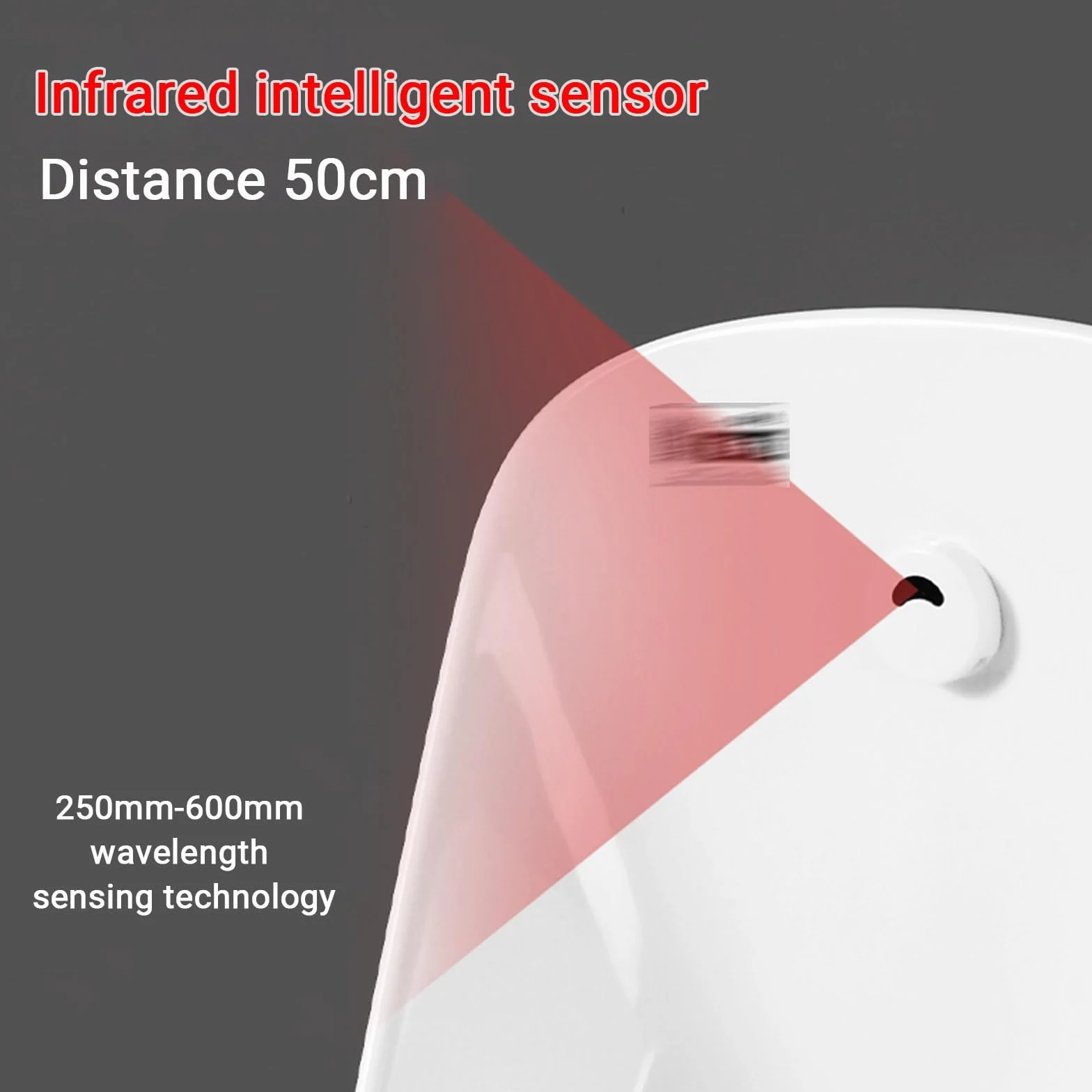 Urinario de Suelo para Hombres de Uso Doméstico, Urinario Independiente de Cerámica con Sensor Automático Inteligente, Fácil de Limpiar(A)