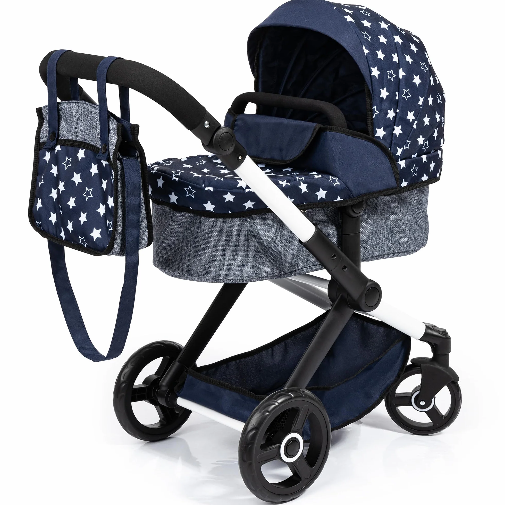 Bayer Design Cochecito de muñeca Combi Xeo Convertible Regulable en Altura