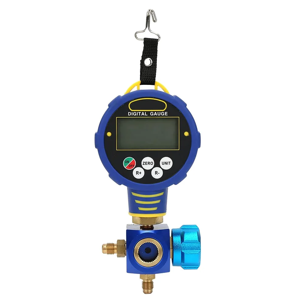 Vacuómetro, Manómetro de Vacío de Refrigerante 82 Base de Datos de Refrigerante Conmutada Al Vacío con Indicador de Porcentaje de Vacío, Manómetros de Presión y Vacío
