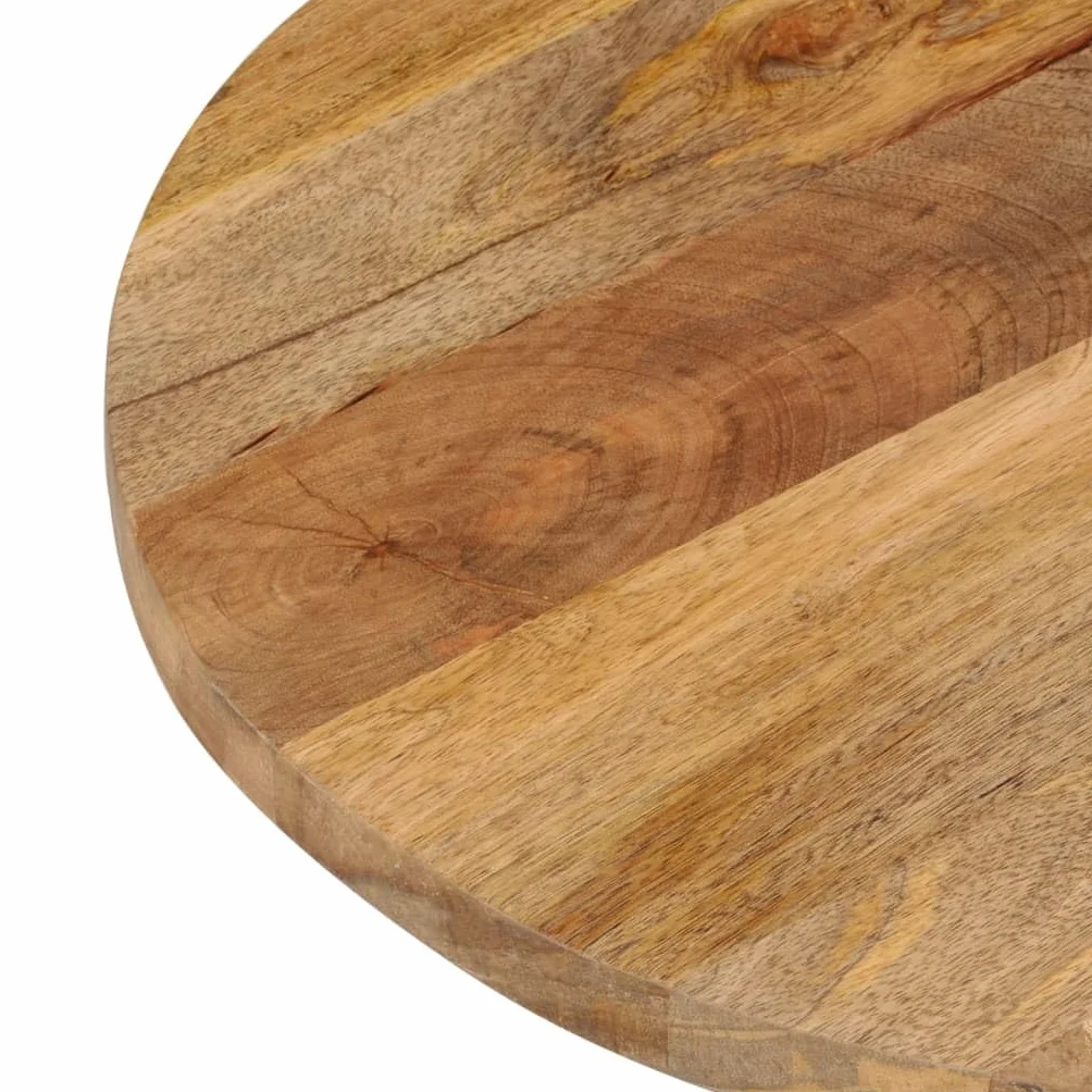 vidaXL Tablero De Mesa Ovalado De Madera Maciza De Mango 120 X 60 X 2,5 Cm, Superficie De Mesa, Tablero De Mesa De Centro