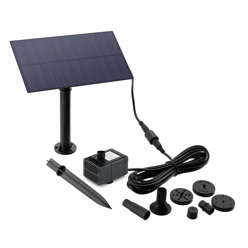 Paneles solares, 5W 5V Panel de energía solar Bomba agua Decoración jardín con