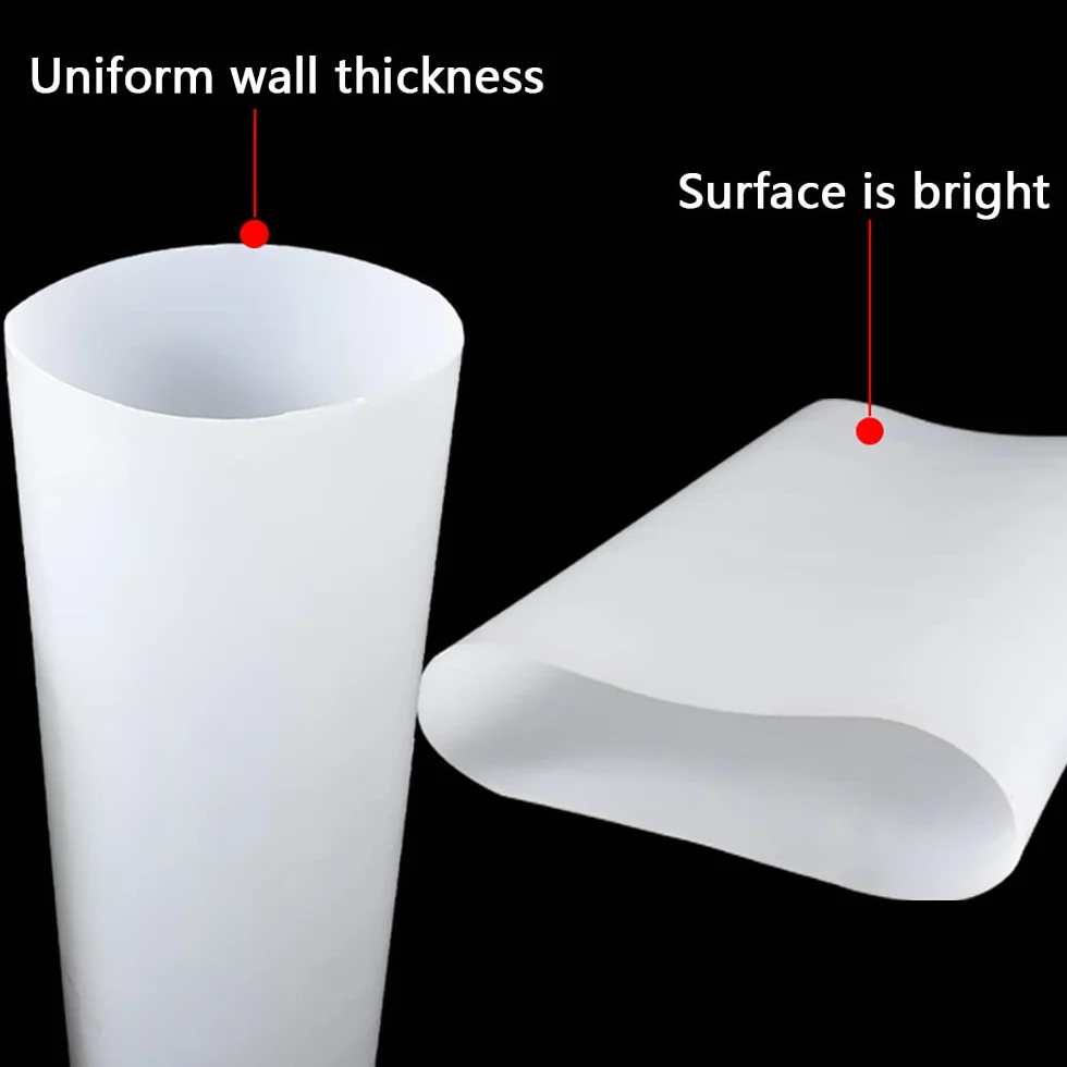 Tubo de silicona, 140 mm de diámetro interior, 144 mm de diámetro exterior, tubo flexible de caucho de silicona, tubo de manguera de aire y agua translúcido, for transferencia de bomba, longitud 1 m,