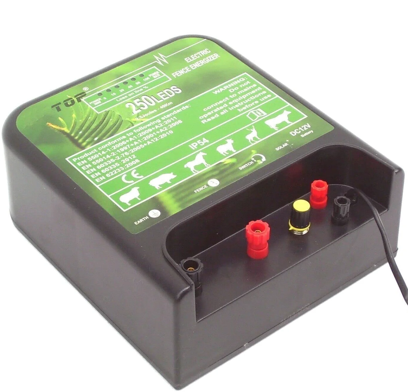 Apex Valla eléctrica para vallas (12 V, 2,5 julios)