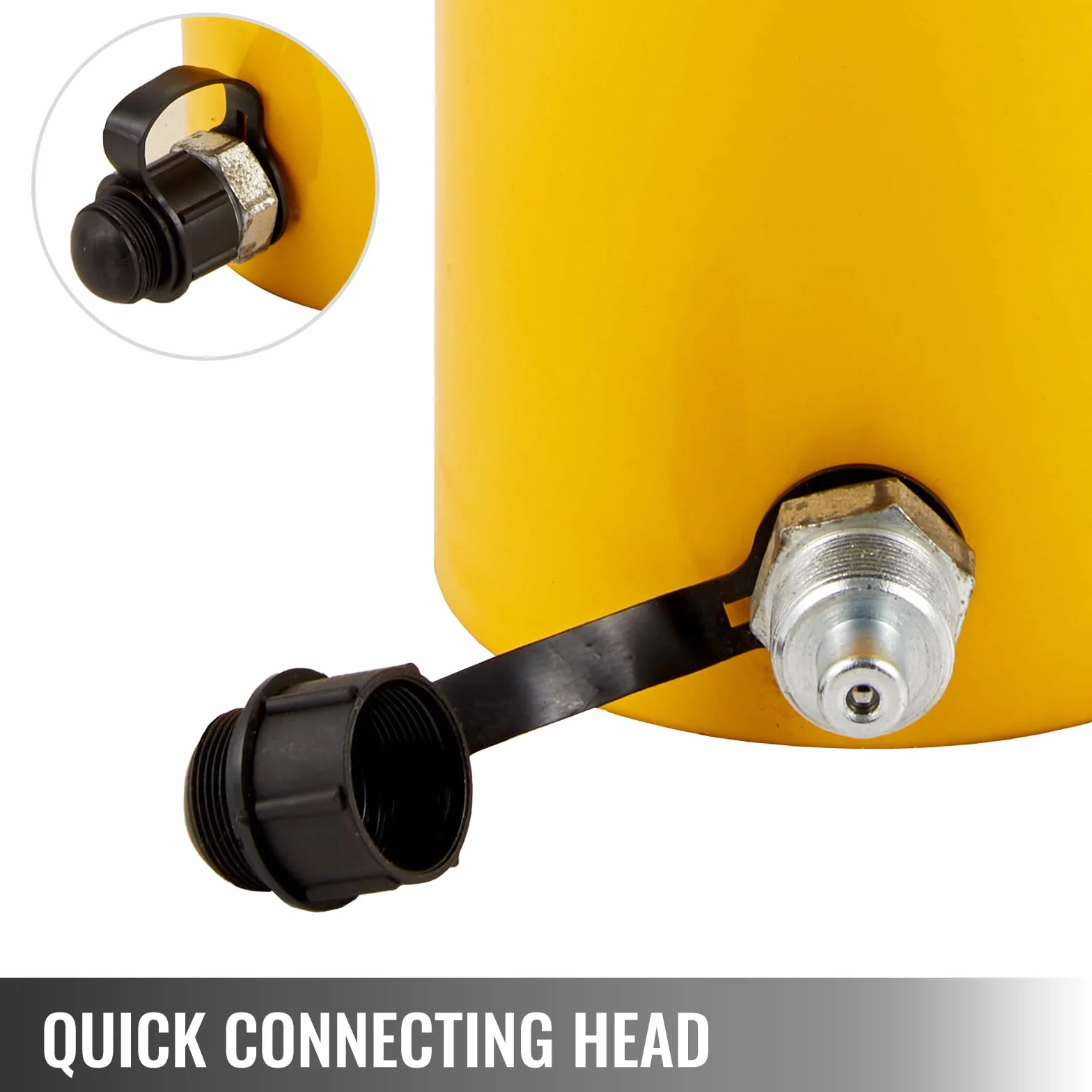 Mophorn Gato Hidraulico 30 T/66000 LBS, Gato Hidraulico para Coche Carrera de Ariete 100 mm/4 pulgadas, Gato Hidraulico Carretilla de Altura 220 + 12 mm, Gato Hidráulico Chapista 14,5 kg/32 lbs