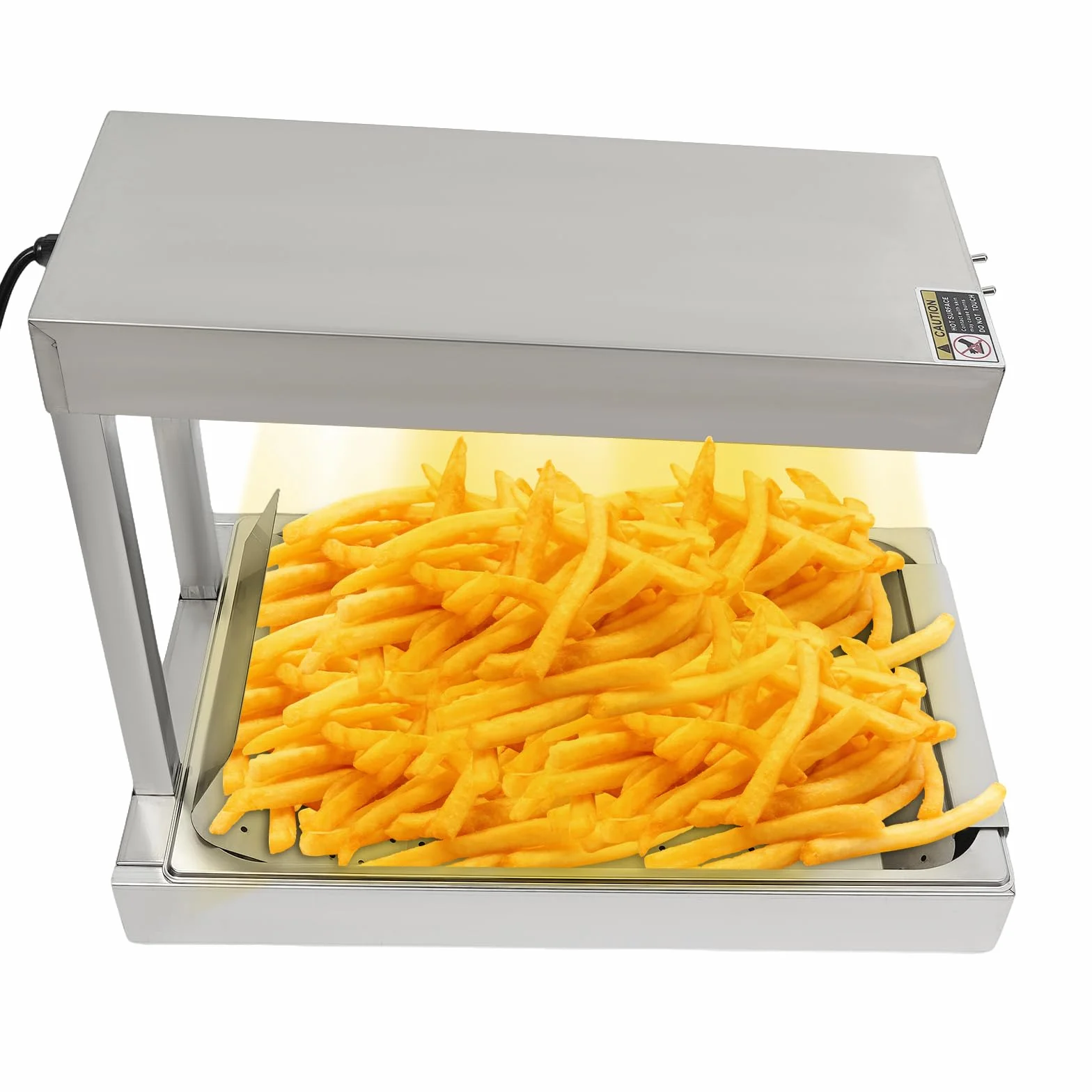 Calentador de patatas fritas eléctrico 750 W puente térmico