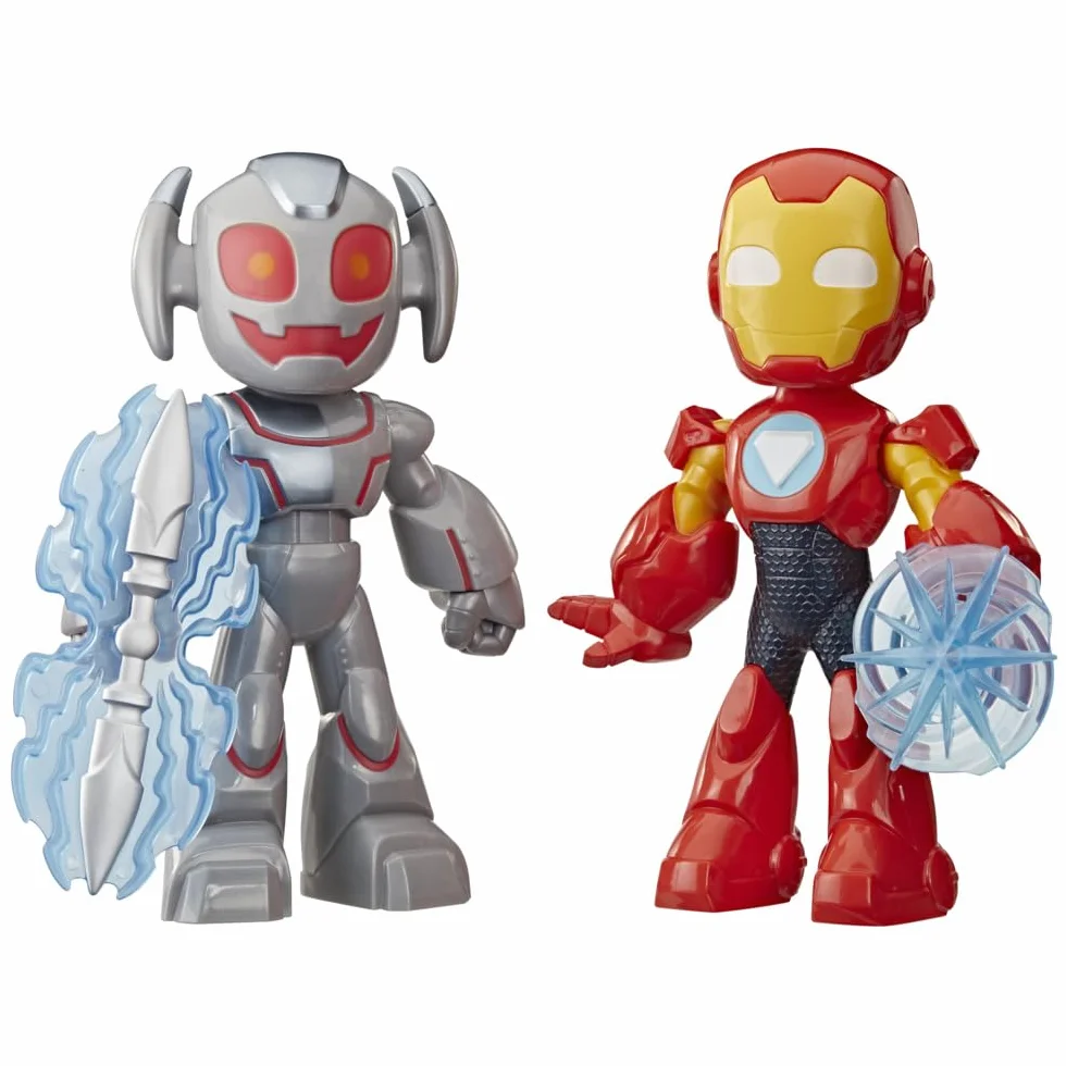 Marvel Iron Man & Ultron Pack de Duelo Figuras Gigantes de acción Doble