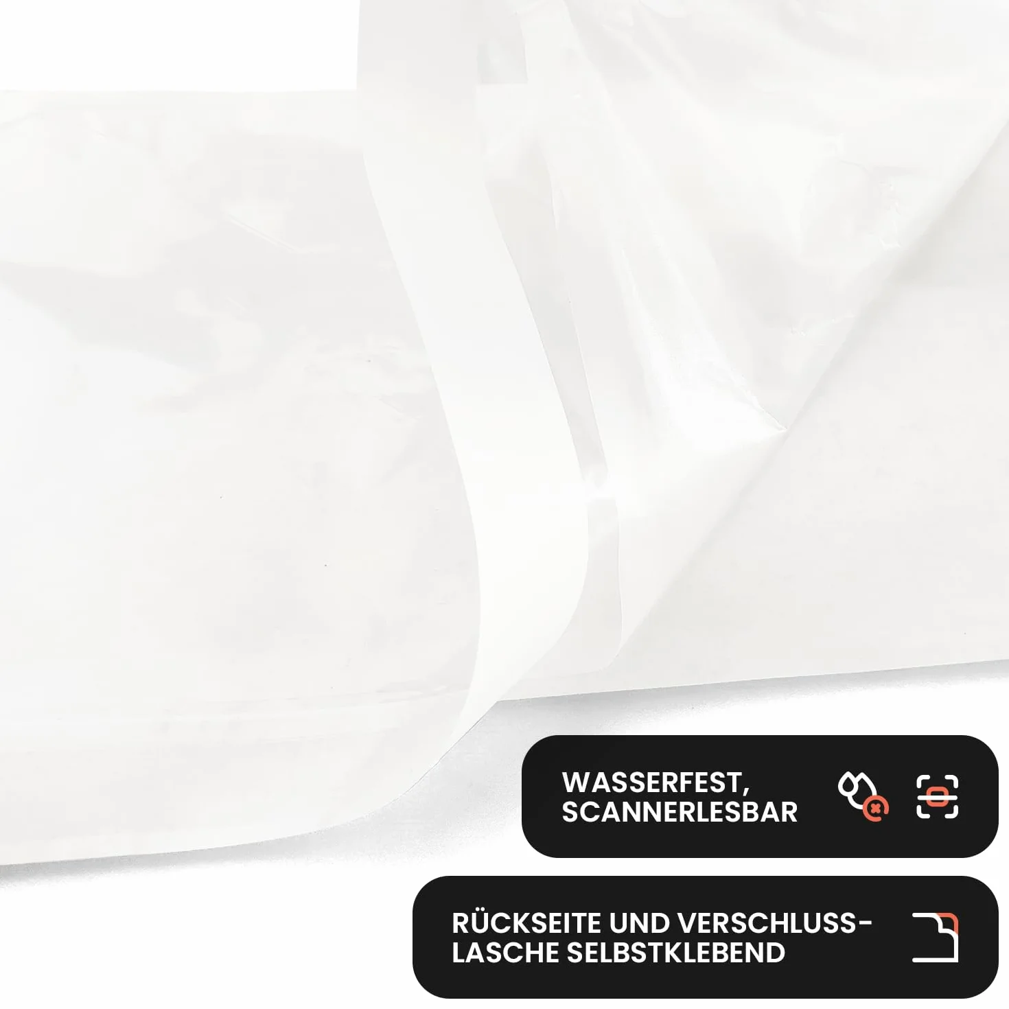 Sobres portadocumentos C6 175x129mm autoadhesivos transparentes para envío Netuno 2000