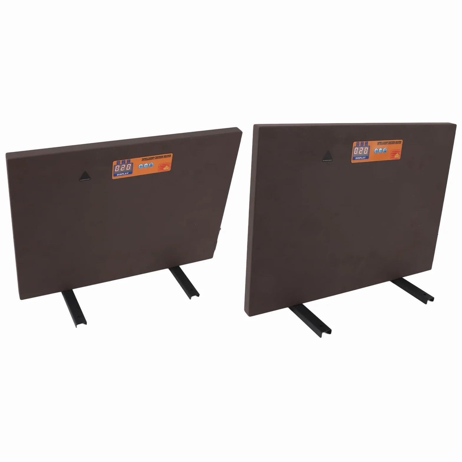 Hztyyier Calentador de Gallinero de 150 W con Inclinación y Apagado, Paneles Calefactores para Gallinero con Temporizador, Control Remoto, Calentador Radiante para Pollos (Enchufe de la