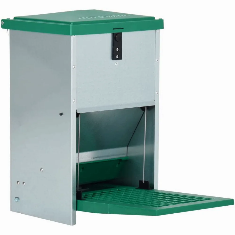 vidaXL Comedero Automático para Aves de Corral con Pedal 8 kg Dispensador