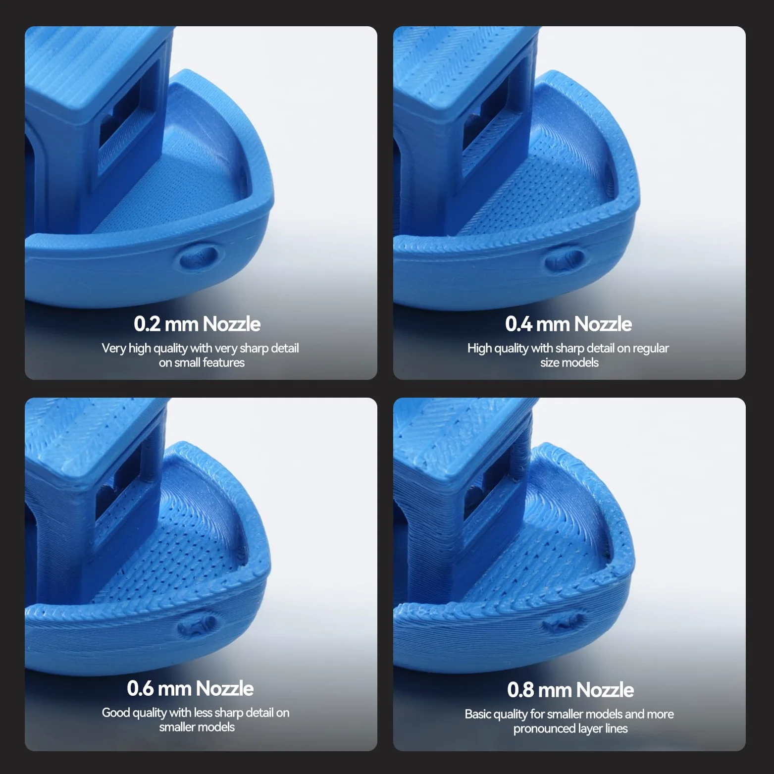 Bambu Lab A1 Mini - Kit Hotend de acero inoxidable A1 con boquilla de acero endurecido de 0,4 mm, extremo caliente extrusor de metal, reemplazo de bloque de calefacción