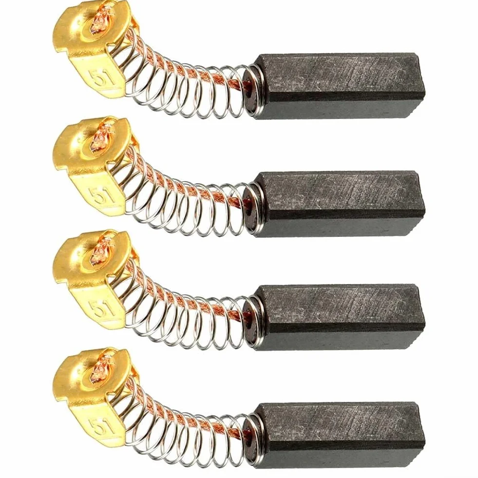 Escobillas de carbón para motores eléctricos 20x7x6 mm paquete de 4