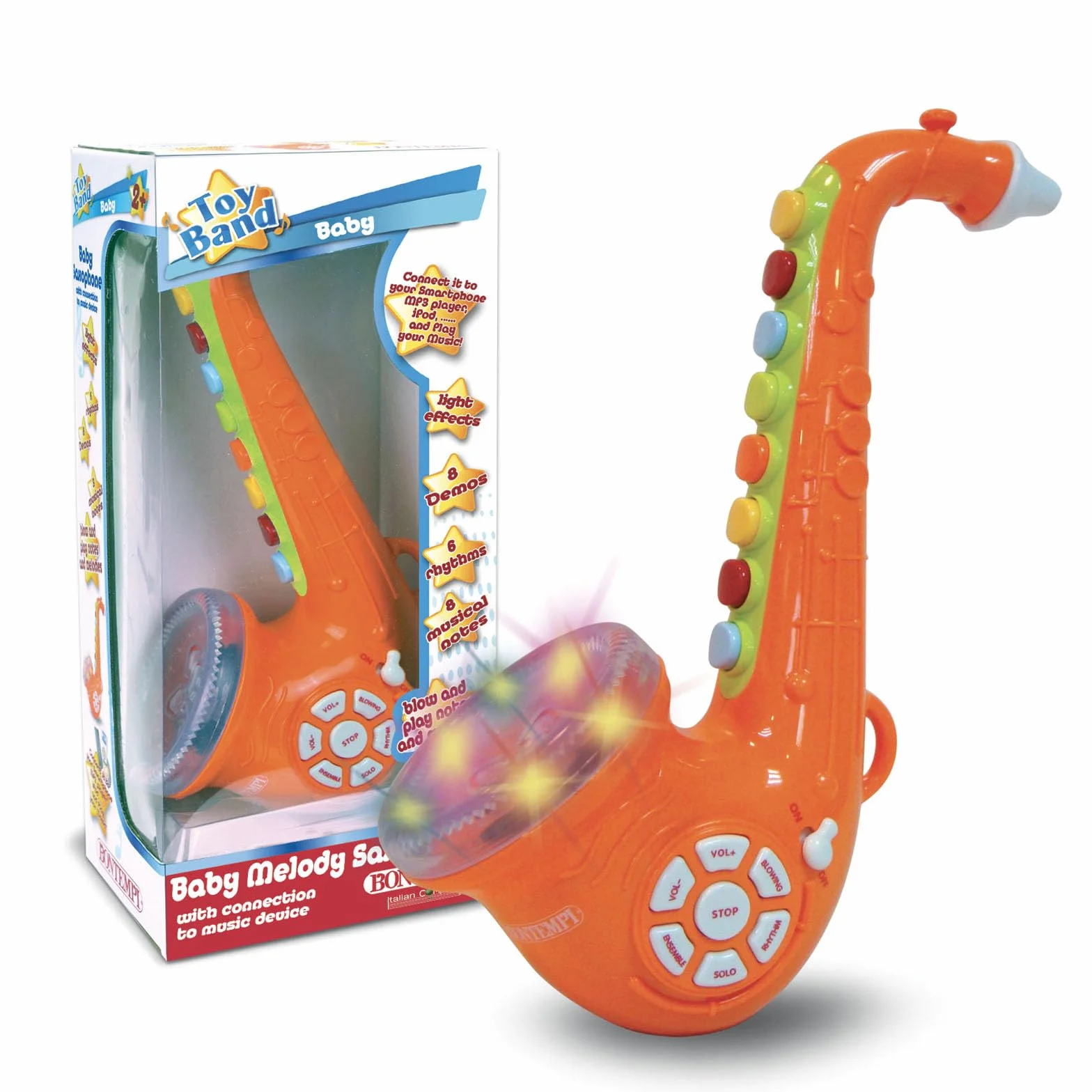 Bontempi TinySax Baby Sax Electrónica 95x160x320 mm