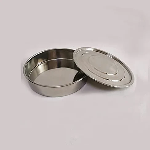 Juego de tamiz de laboratorio de acero inoxidable de 20 cm con cubierta galvanizada for muestreo e inspección precisos 1 pieza(120mesh(0.125mm))