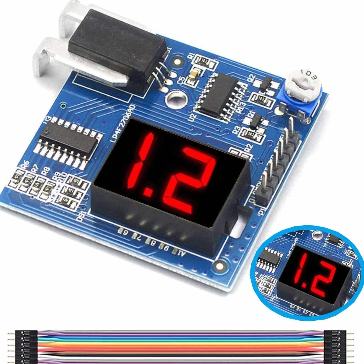 Módulo de rango de sensor de corriente Sensor de efecto Hall 30A, amperímetro compatible con sensor de corriente para Arduino, Raspberry Pi