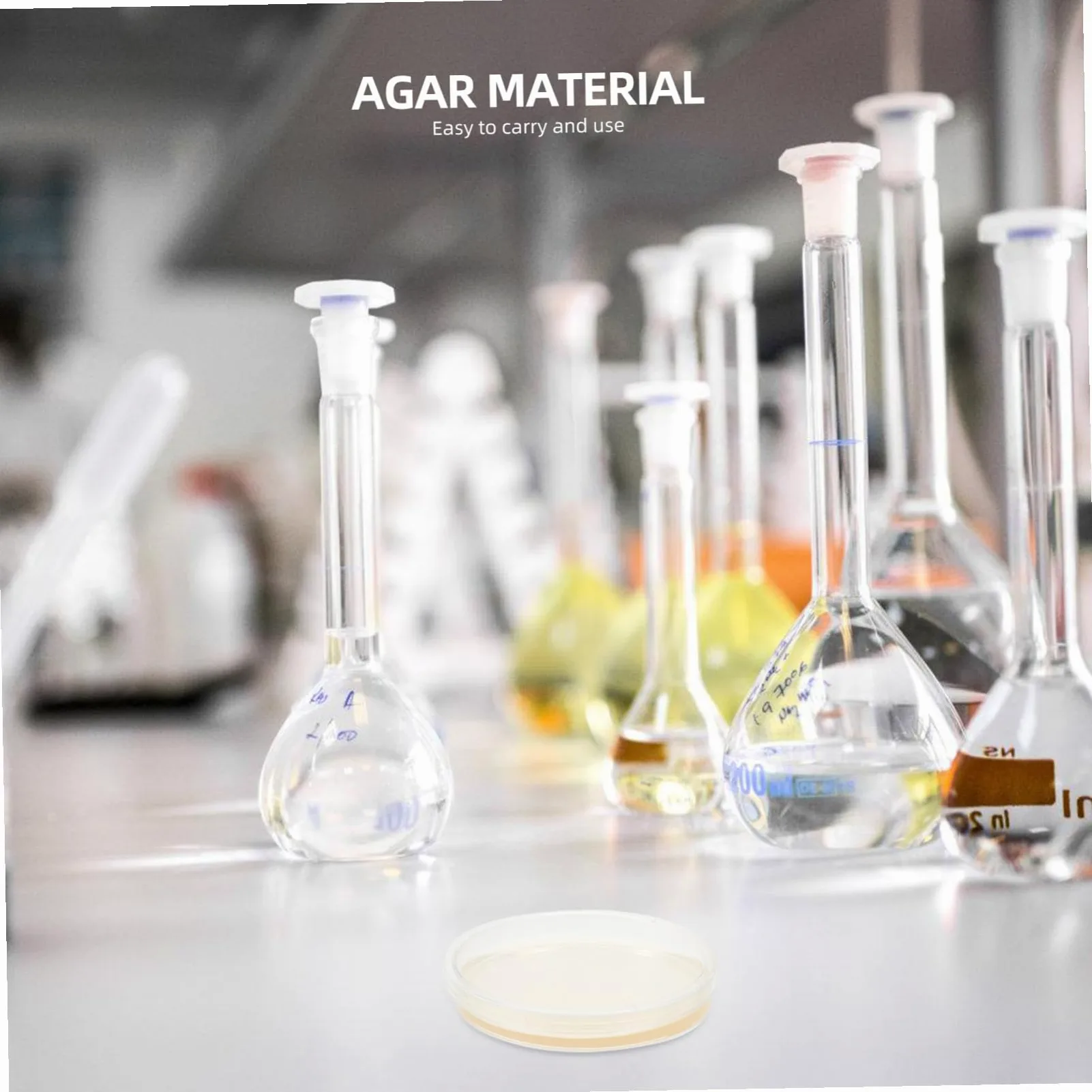 Placas de Petri de Agar Pre-vertido 10piezas 9cm Lb para Aislamiento | Suministros para Experimentos, Placas de Agar para Laboratorio, Decoracion Colegio
