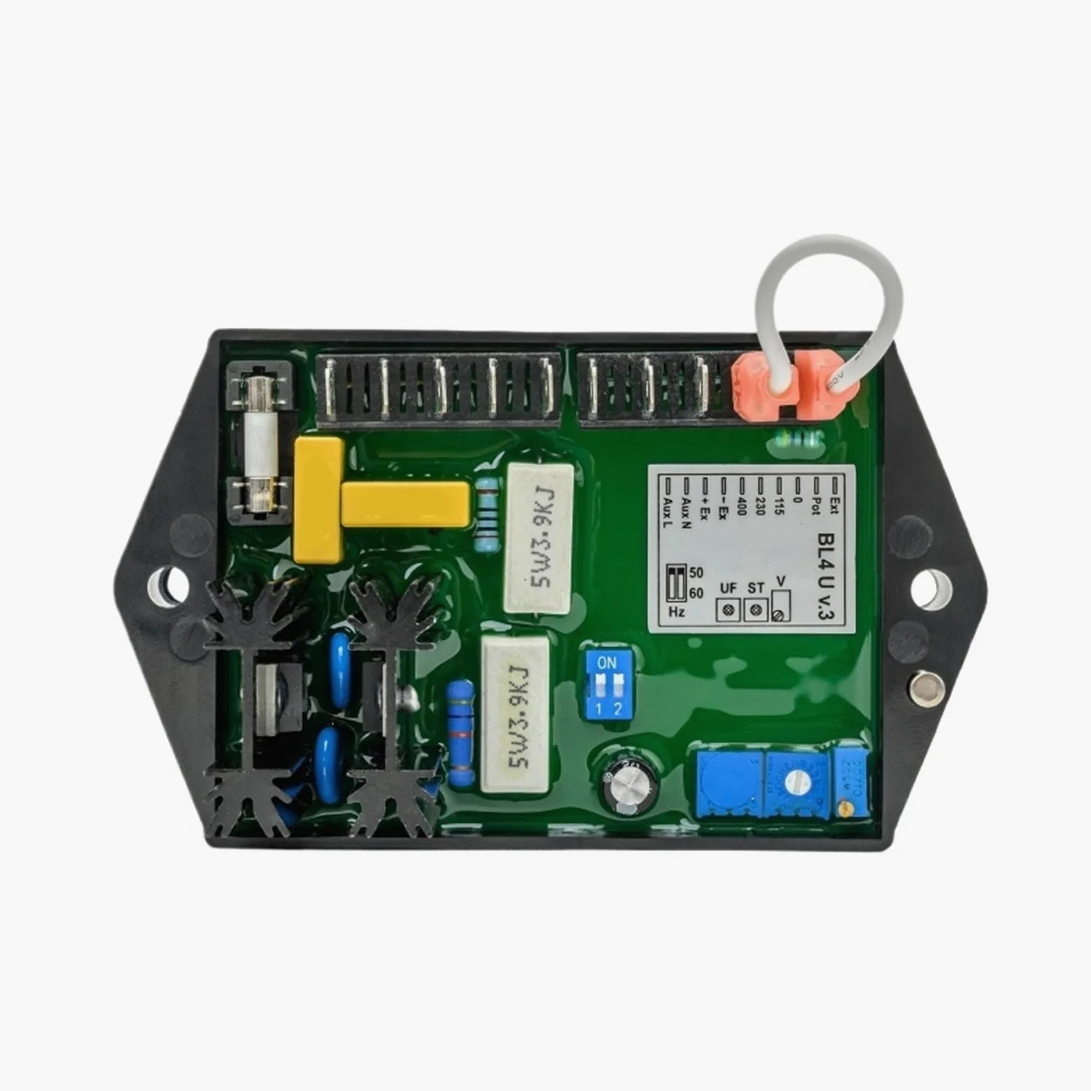 Generador BL4U AVR Regulador de Voltaje automático Estabilizador Placa de Control sin escobillas trifásica de CA