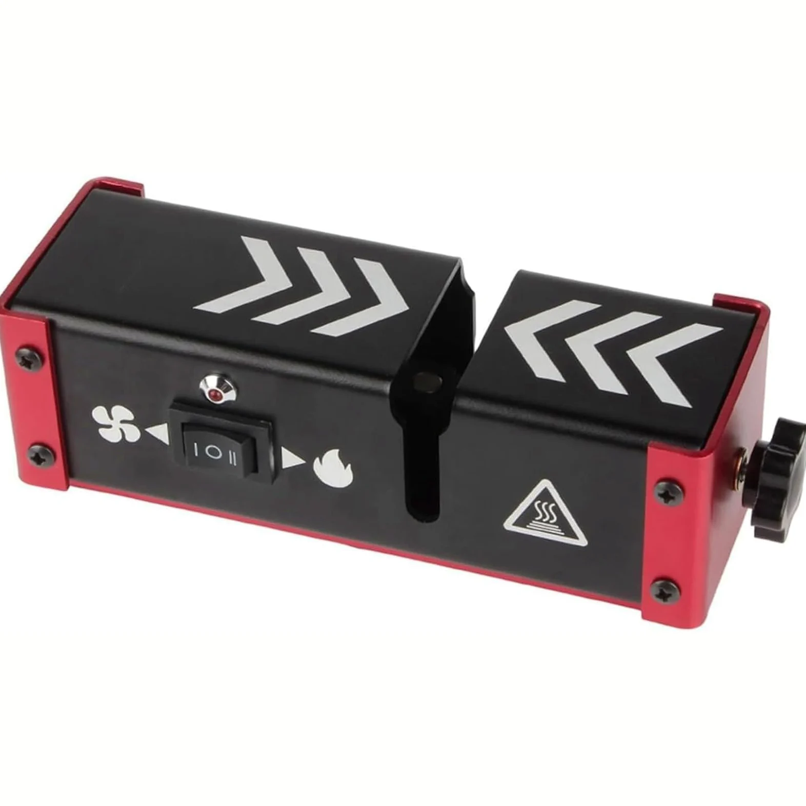 Conector de filamento para impresora 3D, herramienta de unión de soldadura eficiente con 100 tubos de teflón, calentamiento rápido y enfriamiento integrado, tensión de abrazadera ajustable, para filam