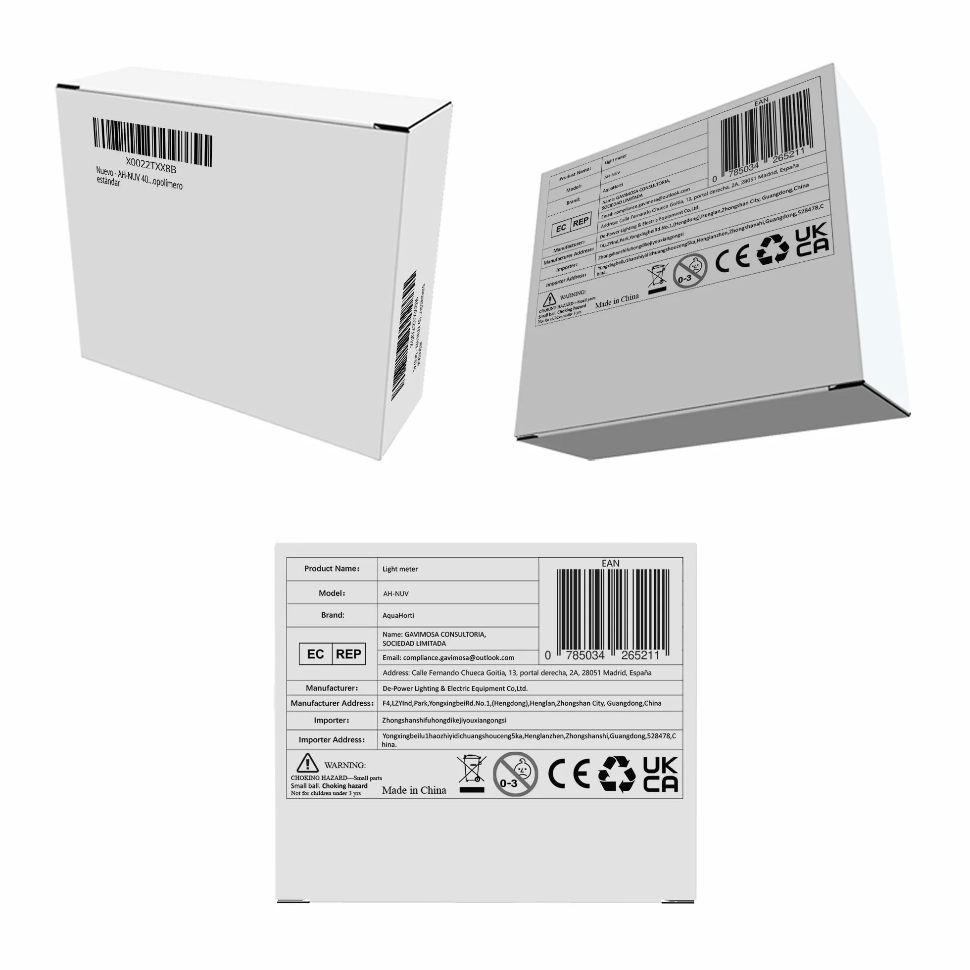 Medidor UV 405nm 385nm probador irradiancia para impresoras resina LCD DLP SLA