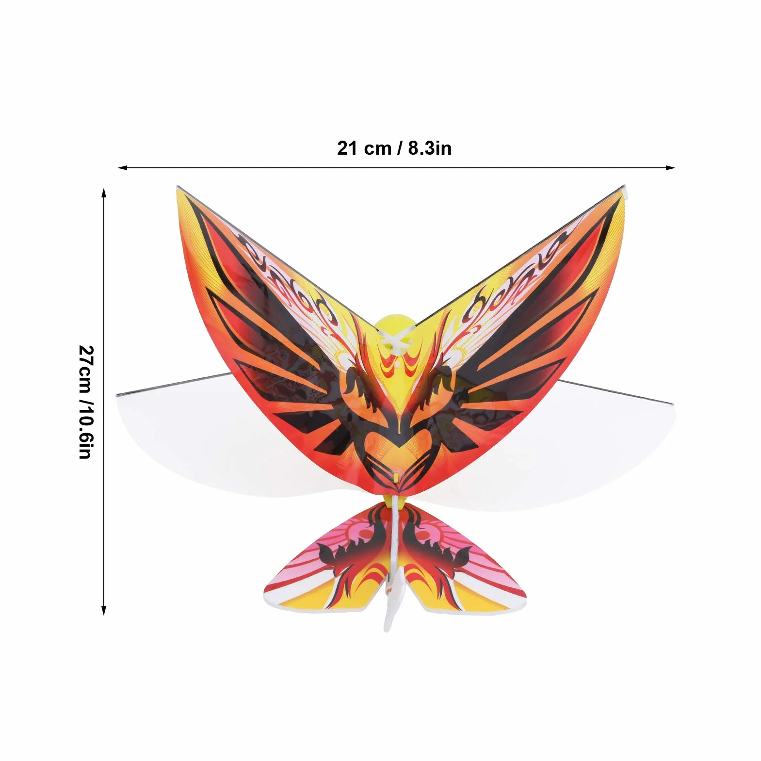 Dilwe Flying Bird RC Juguete de Aves Voladoras 2.4 GHz LED Control Remoto Naranja