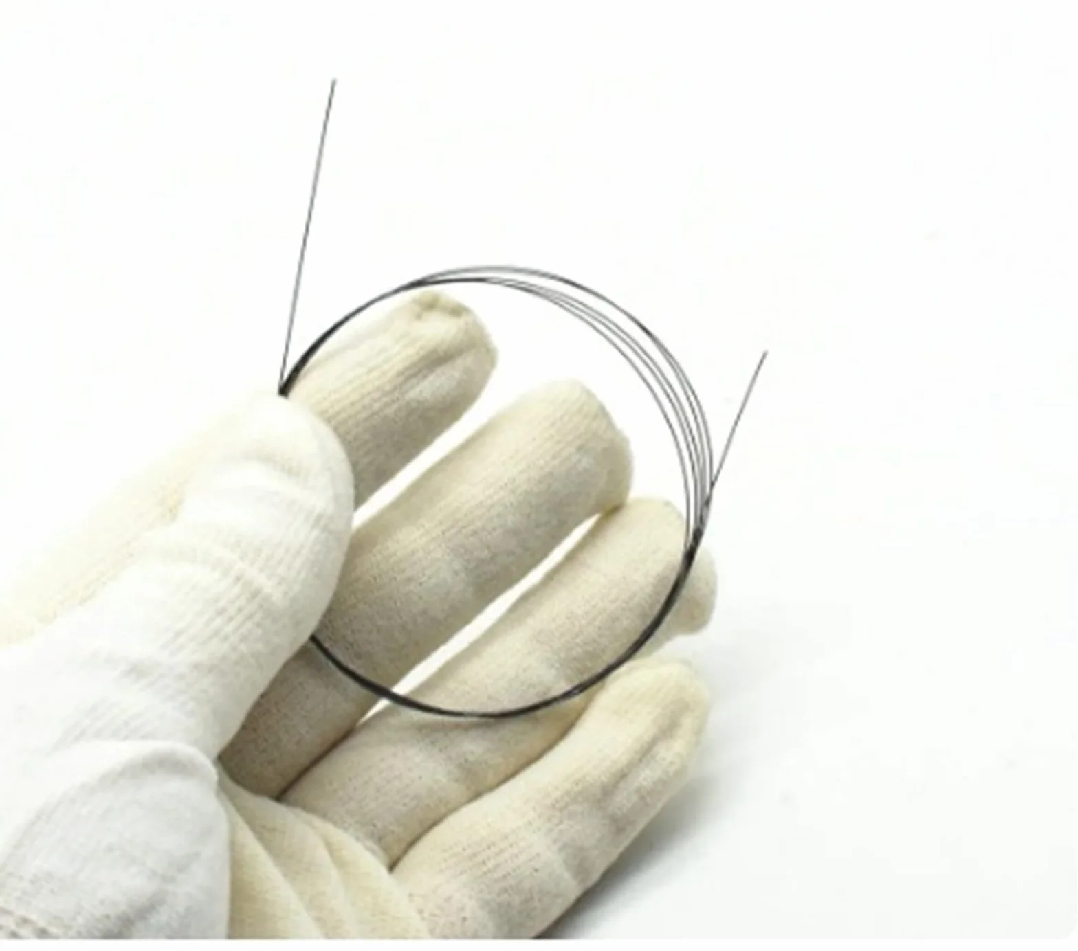 Alambre de nitinol de 1 m súper flexible de níquel titanio en forma de aleación de memoria elástico buen calor y materiales inteligentes NiTi de alta resistencia (color: diámetro 0.4 mm, tamaño: 1 m)